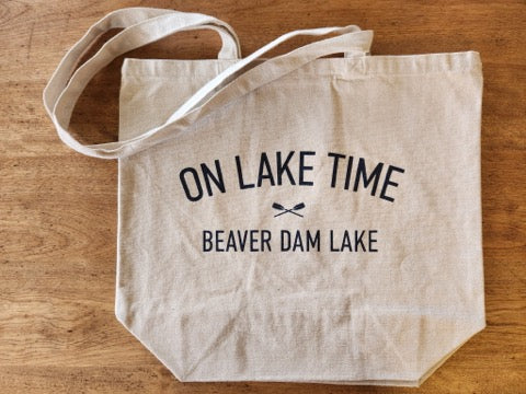 Tower House On The Lake Tote Bags-Bags-Advanced Sportswear