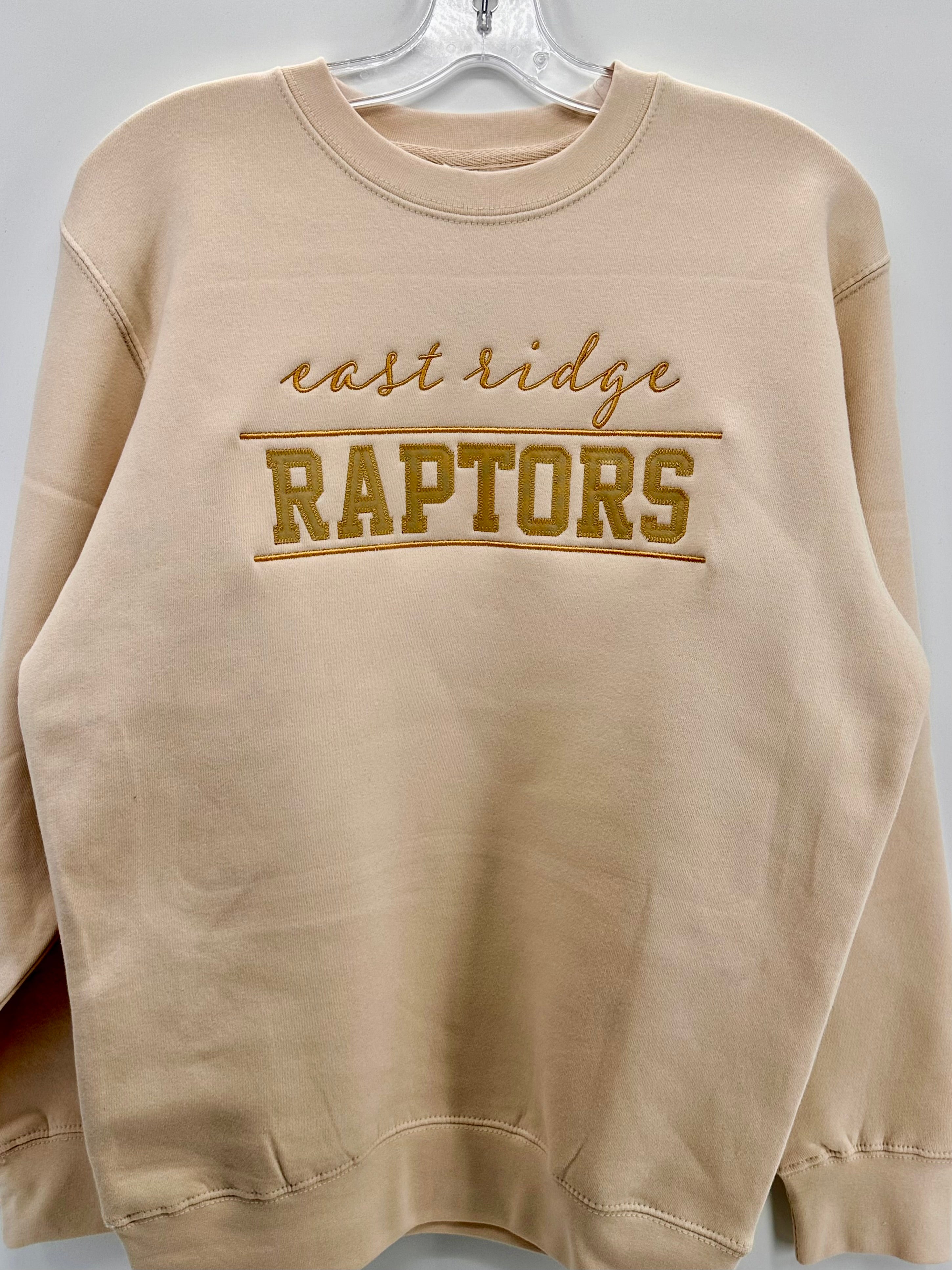 East Ridge Raptors Script Lane Seven Crewneck-Advanced Sportswear