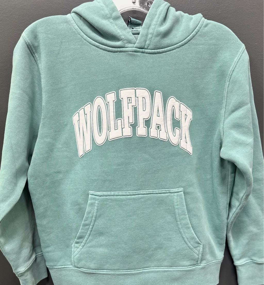 Wolfpack Youth Puff Screen Hoodie-Hoodies-Advanced Sportswear