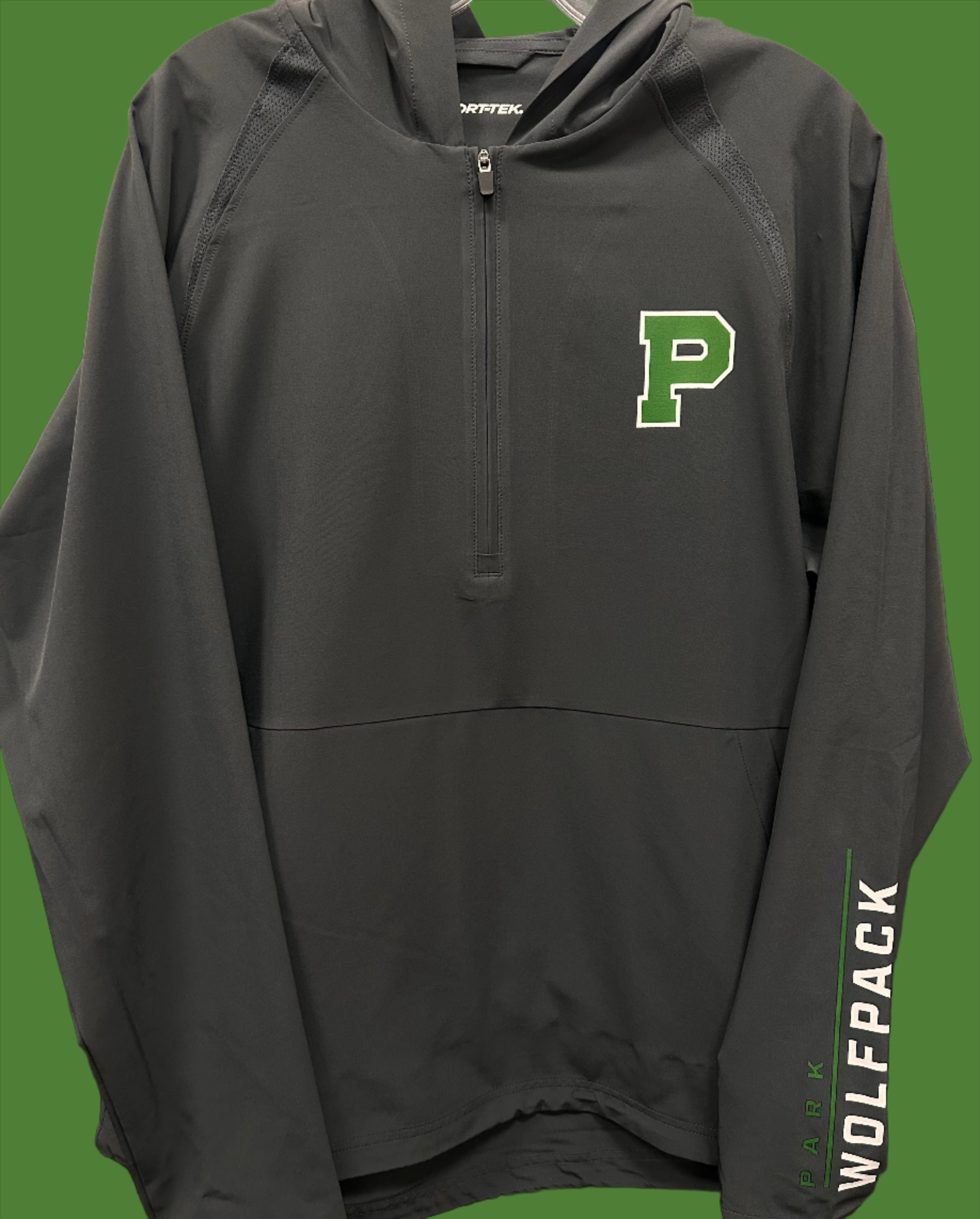 Park Wolfpack 1/2-Zip Long Sleeve Hooded Jacket-Pullover-Advanced Sportswear