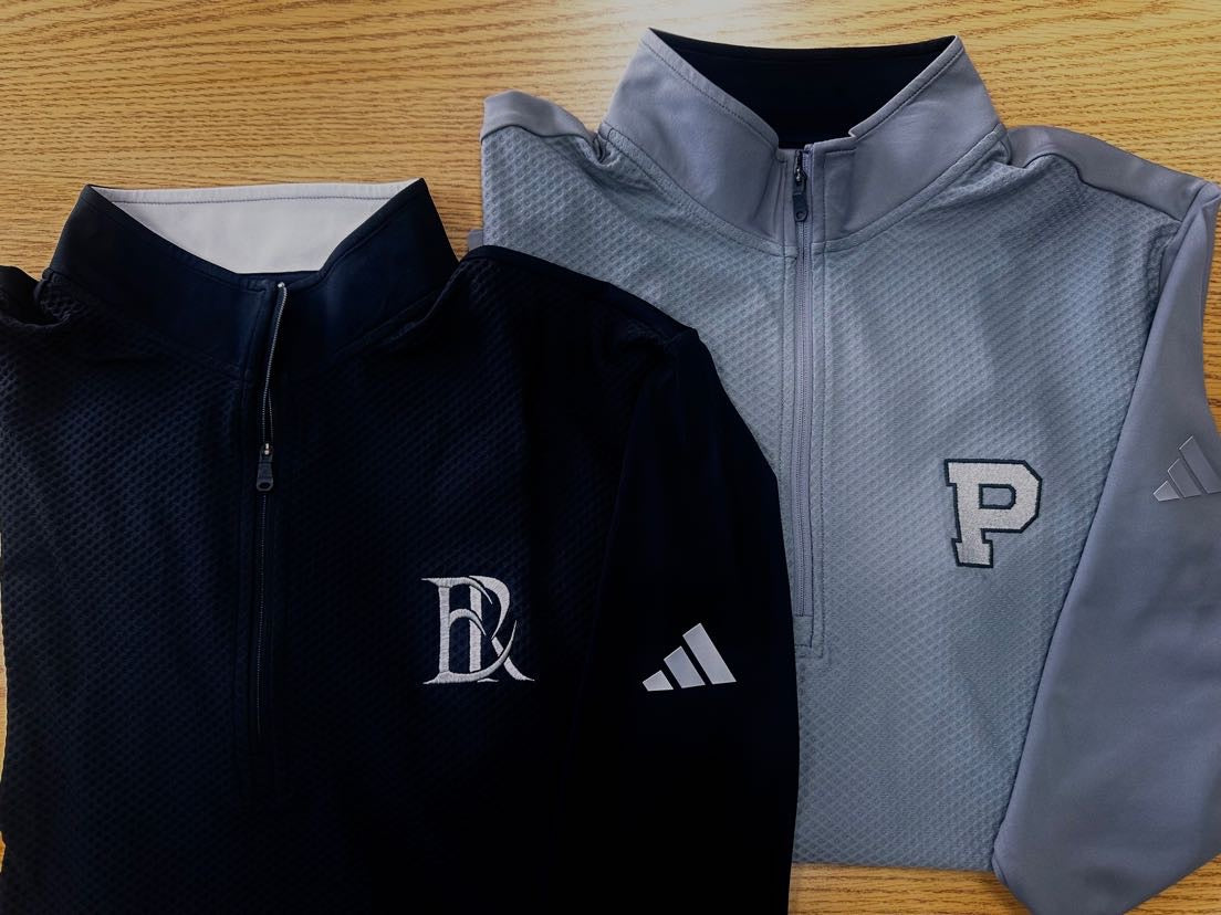 East Ridge Black 1/4 Golf Sweatshirt-1/4 Zip-Advanced Sportswear