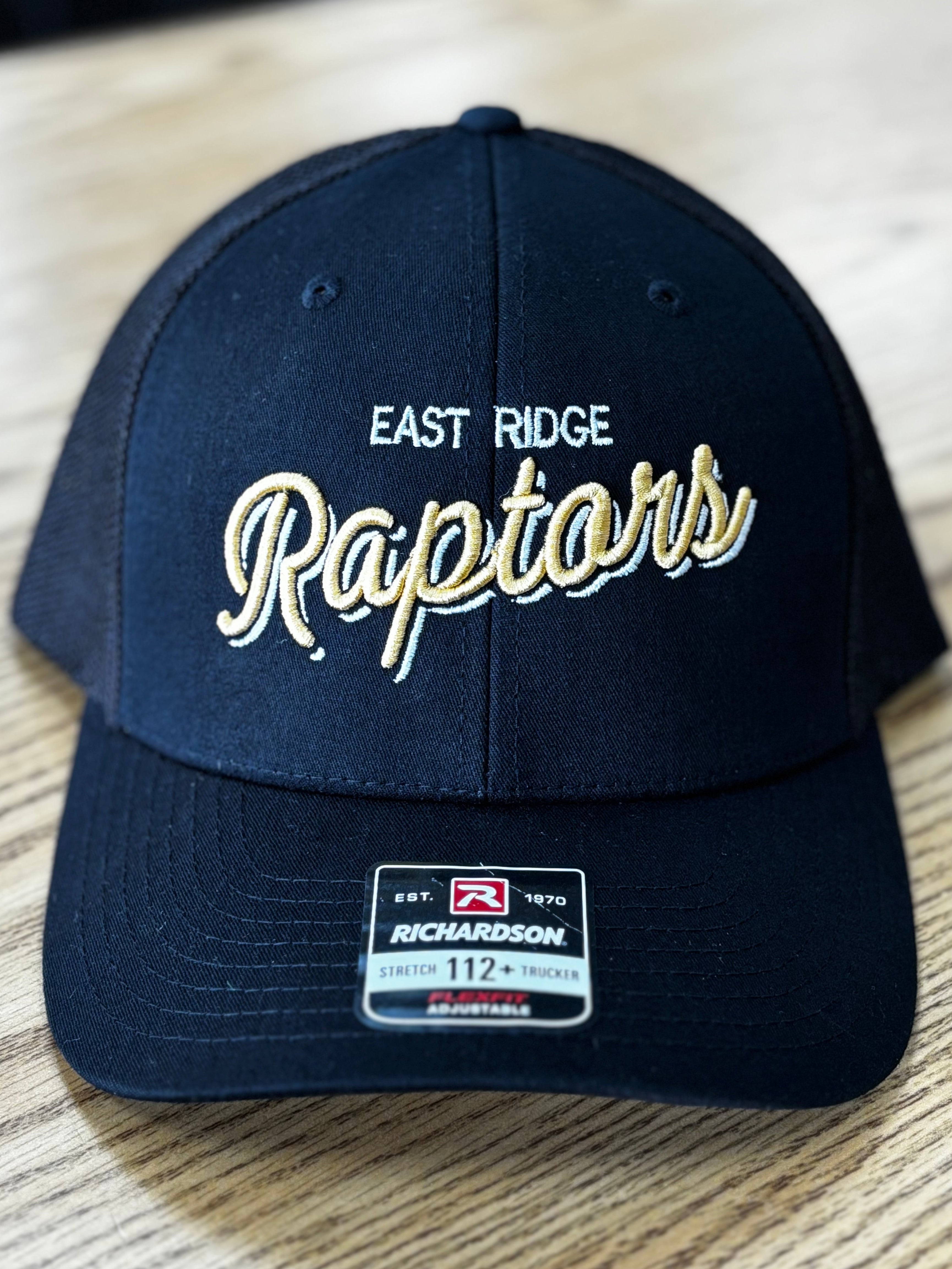 East Ridge Raptors Script Richardson 112 Trucker Hat-Hats-Advanced Sportswear