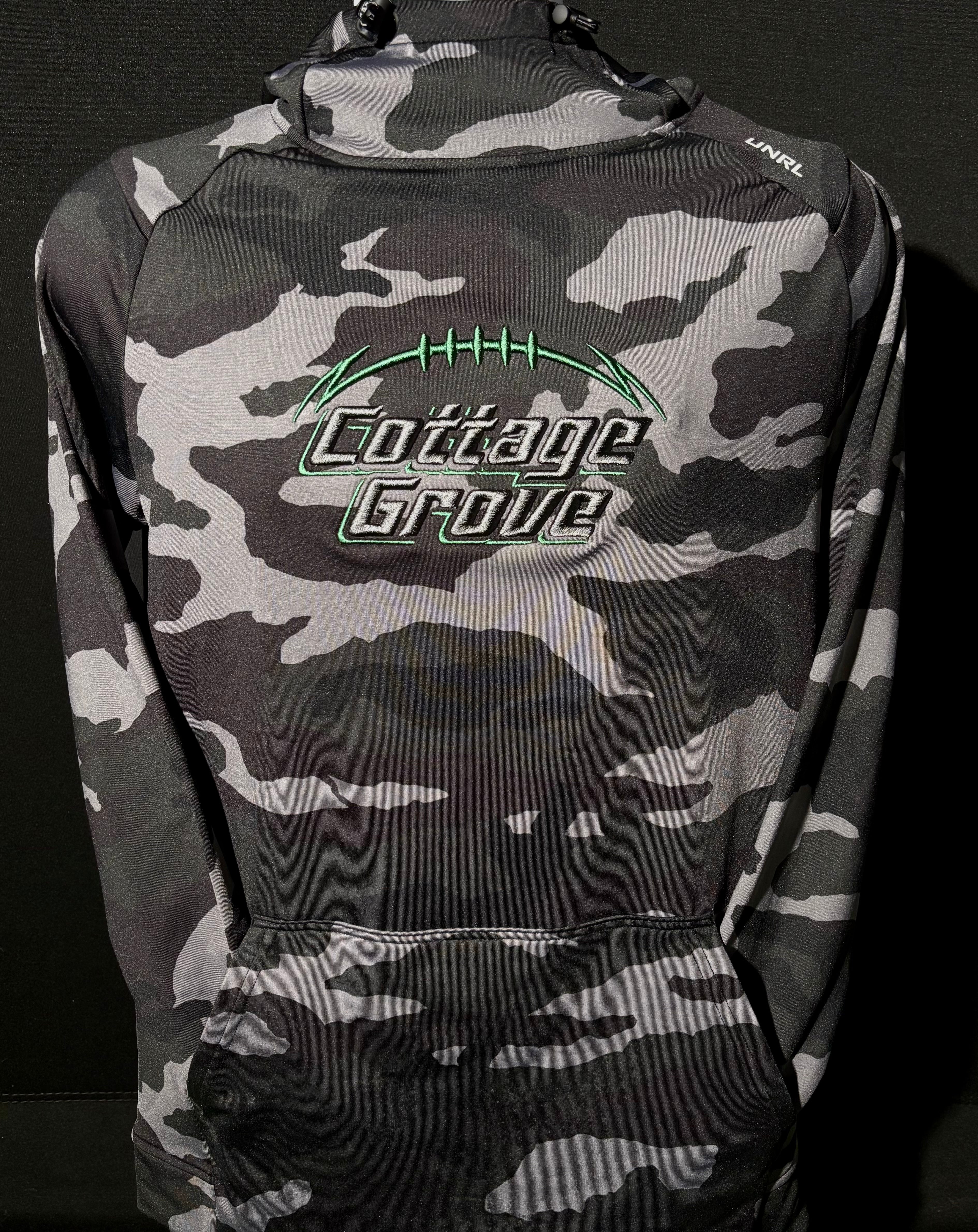 Cottage Grove Wolfpack Football UNRL Crossover II Hoodie-Hoodies-Advanced Sportswear