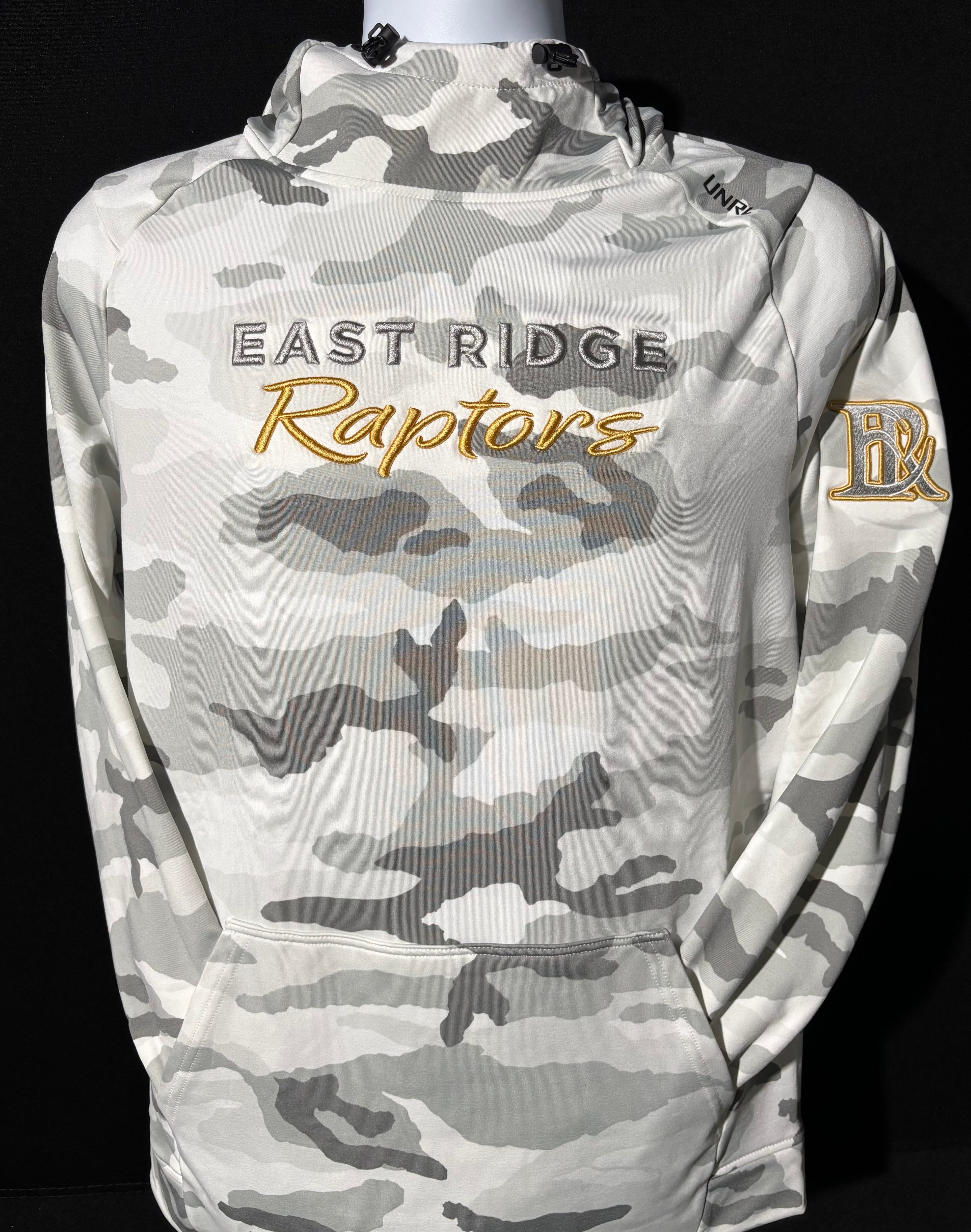 East Ridge Raptors Script UNRL Camo Crossover II Hoodie-Hoodies-Advanced Sportswear