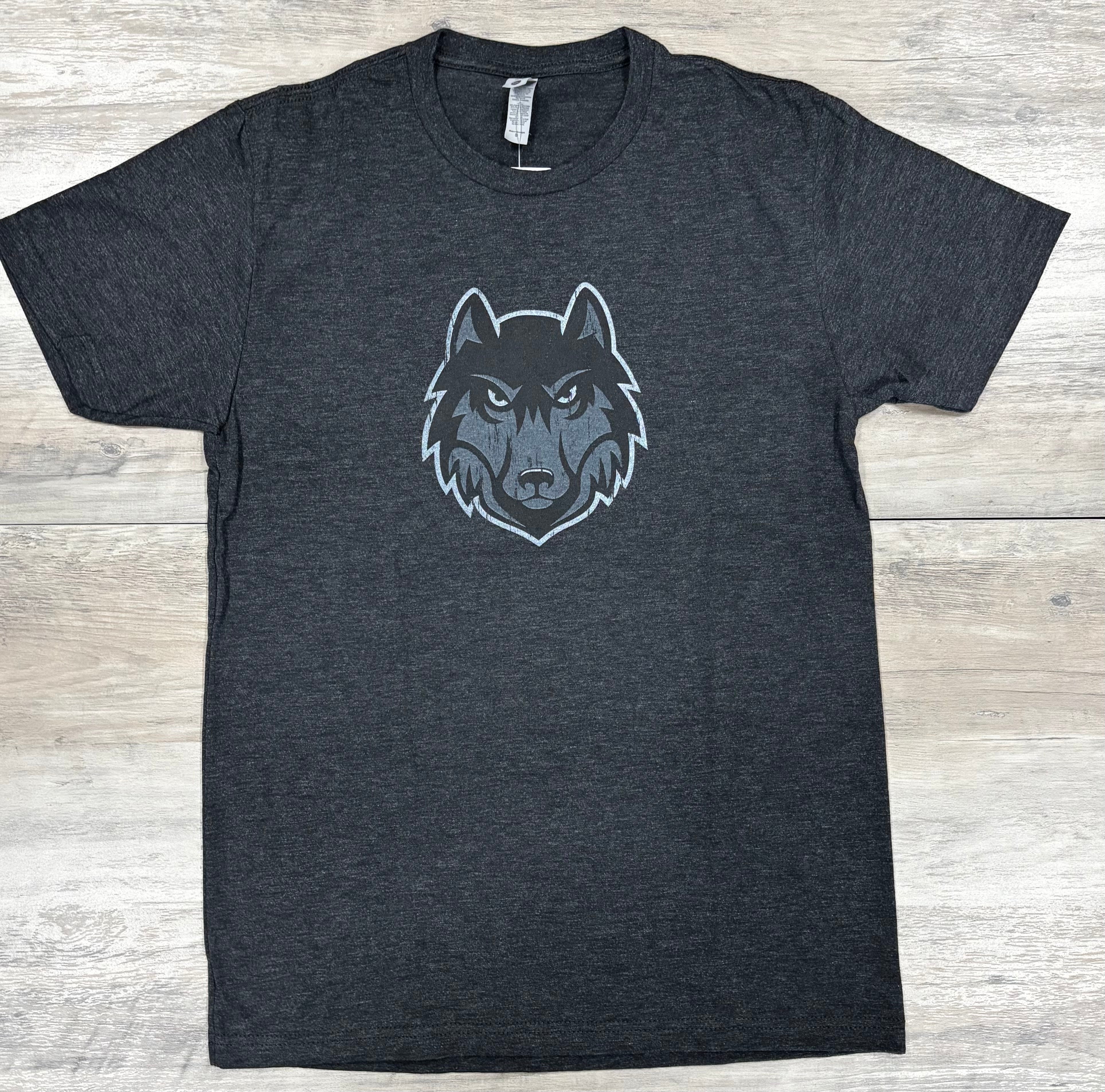 Cottage Grove Wolfpack Light Wash Wolf Head Next Level Tee-TShirts-Advanced Sportswear