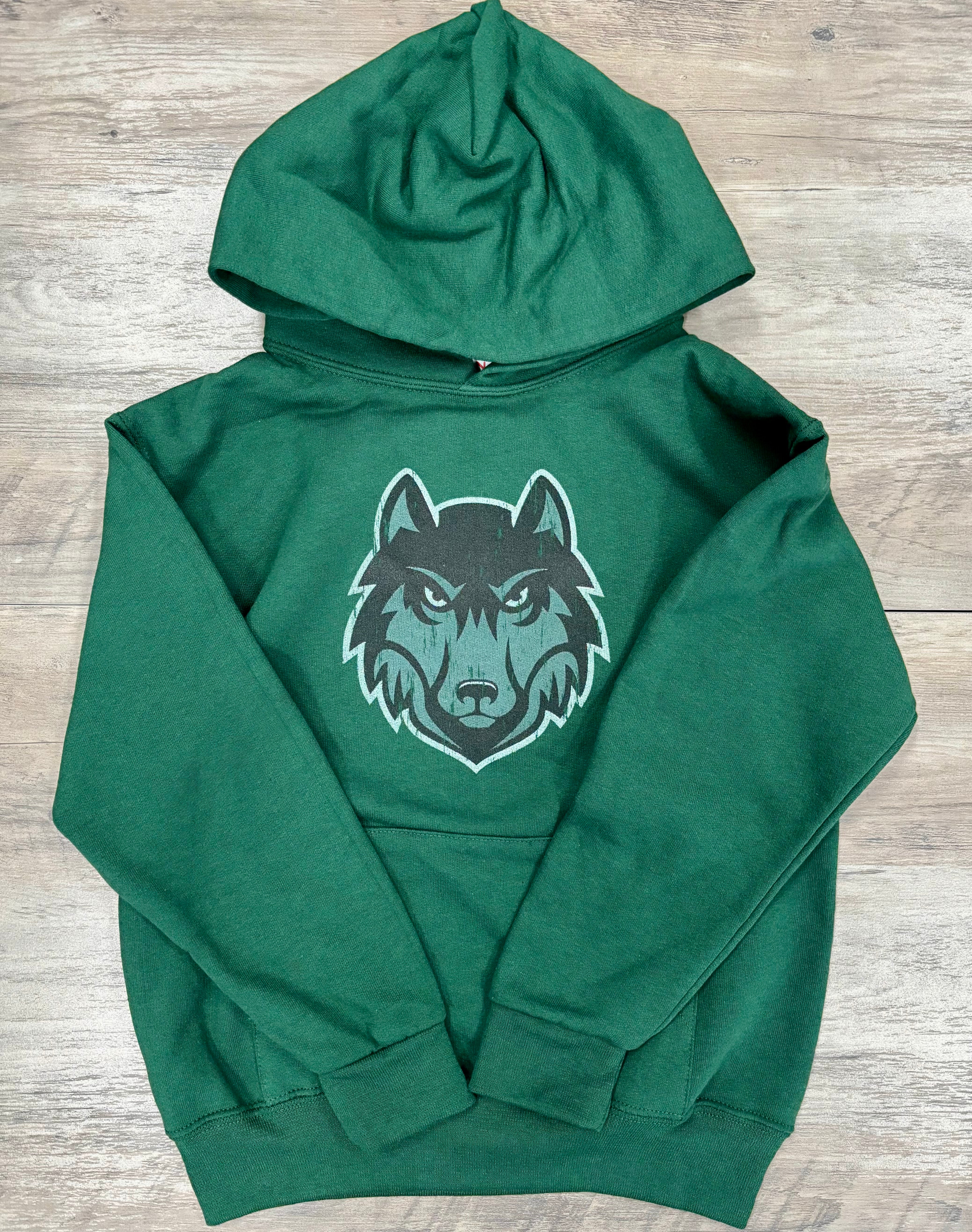 Cottage Grove Wolfpack Youth Wolf JERZEES Hoodie-Hoodies-Advanced Sportswear