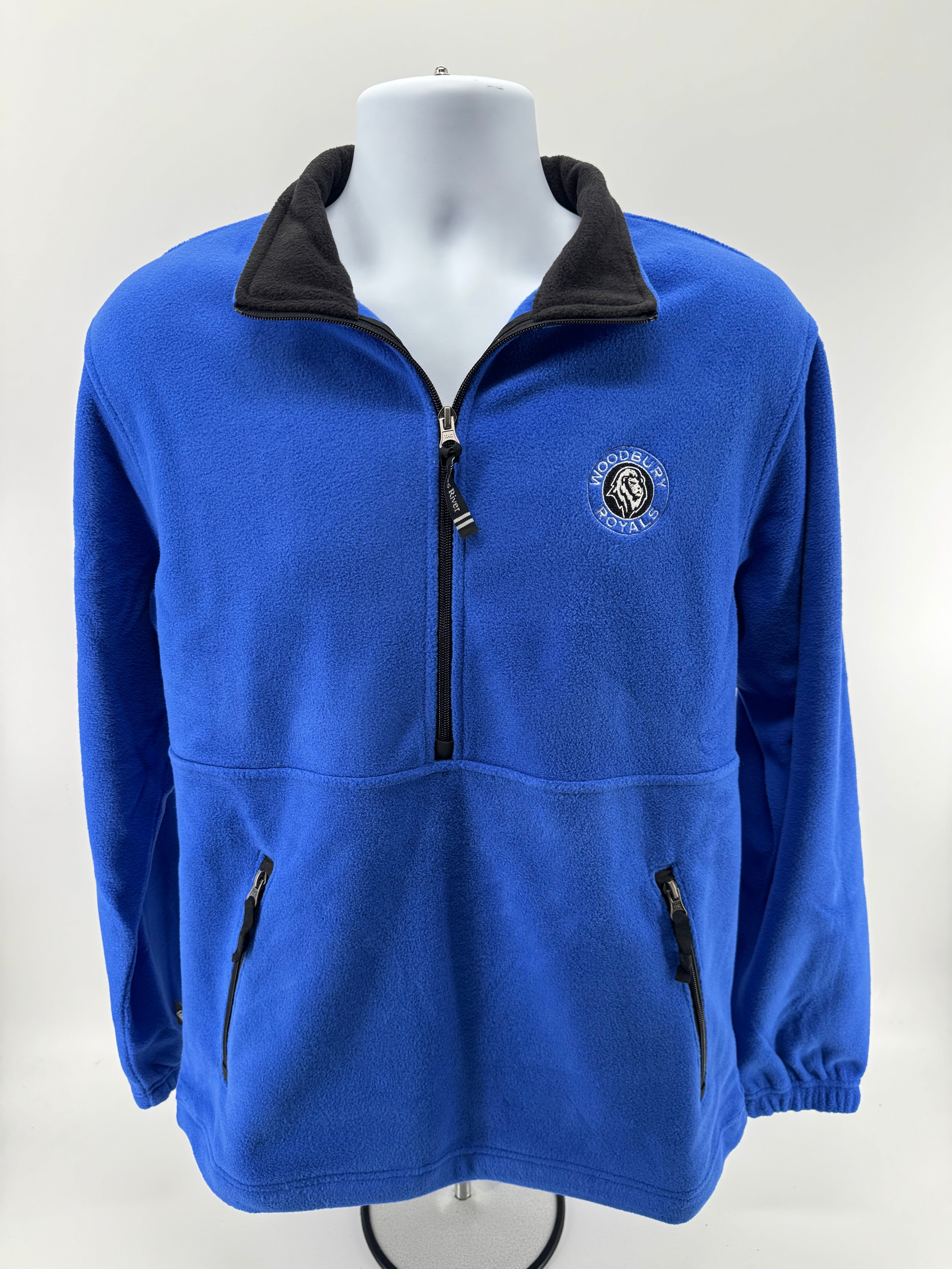 Woodbury Royals Fleece Pullover-Pullovers-Advanced Sportswear