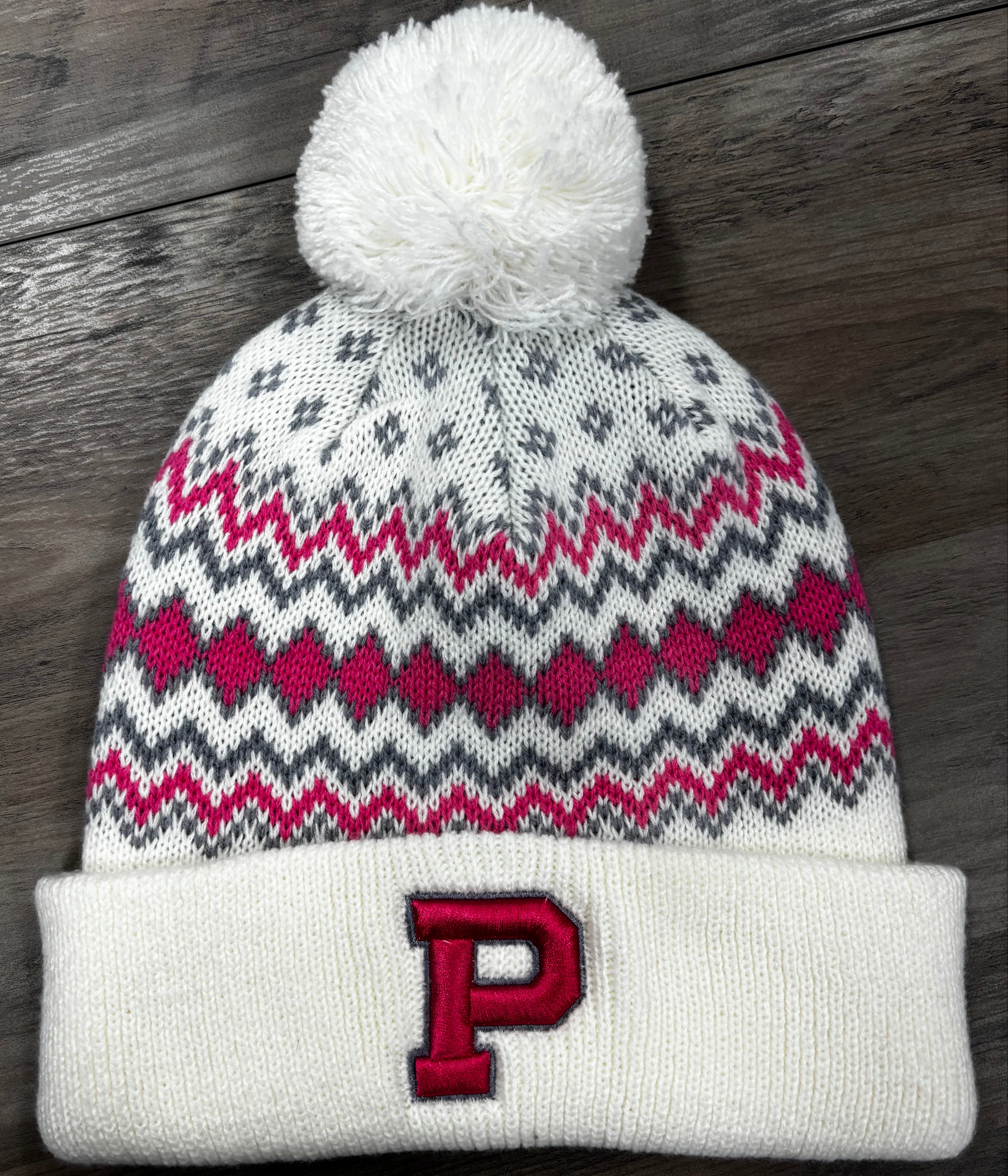 Park Wolfpack Puff P Port Authority® Alpine Pom Beanie-Hats-Advanced Sportswear