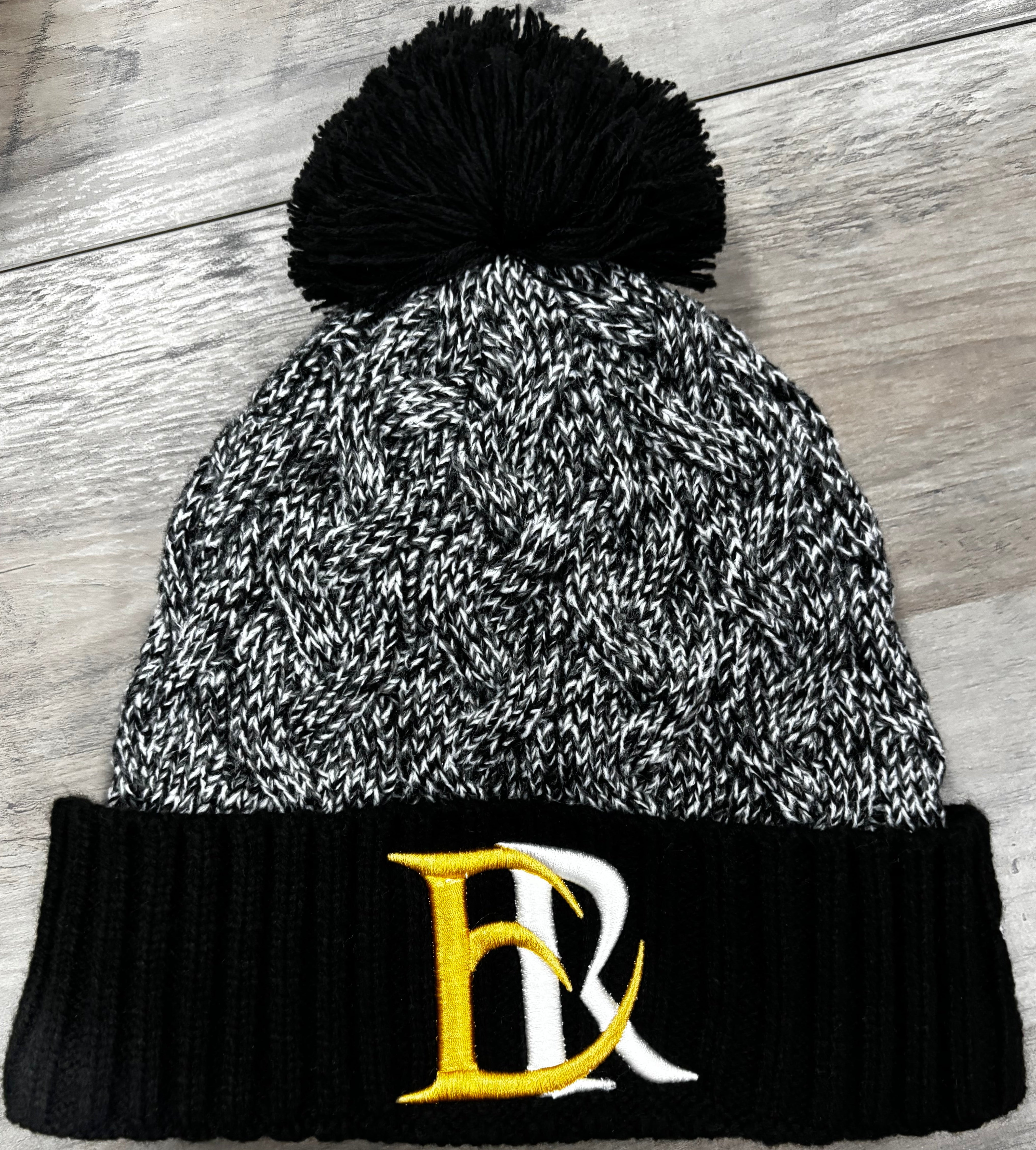East Ridge Raptors ER New Era® Marled Knit Pom Beanie-Hats-Advanced Sportswear