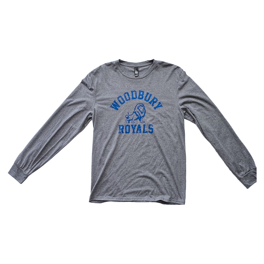 Woodbury Royals District Perfect Tri Long Sleeve Tee-CLEARANCE-Long Sleeve-Advanced Sportswear