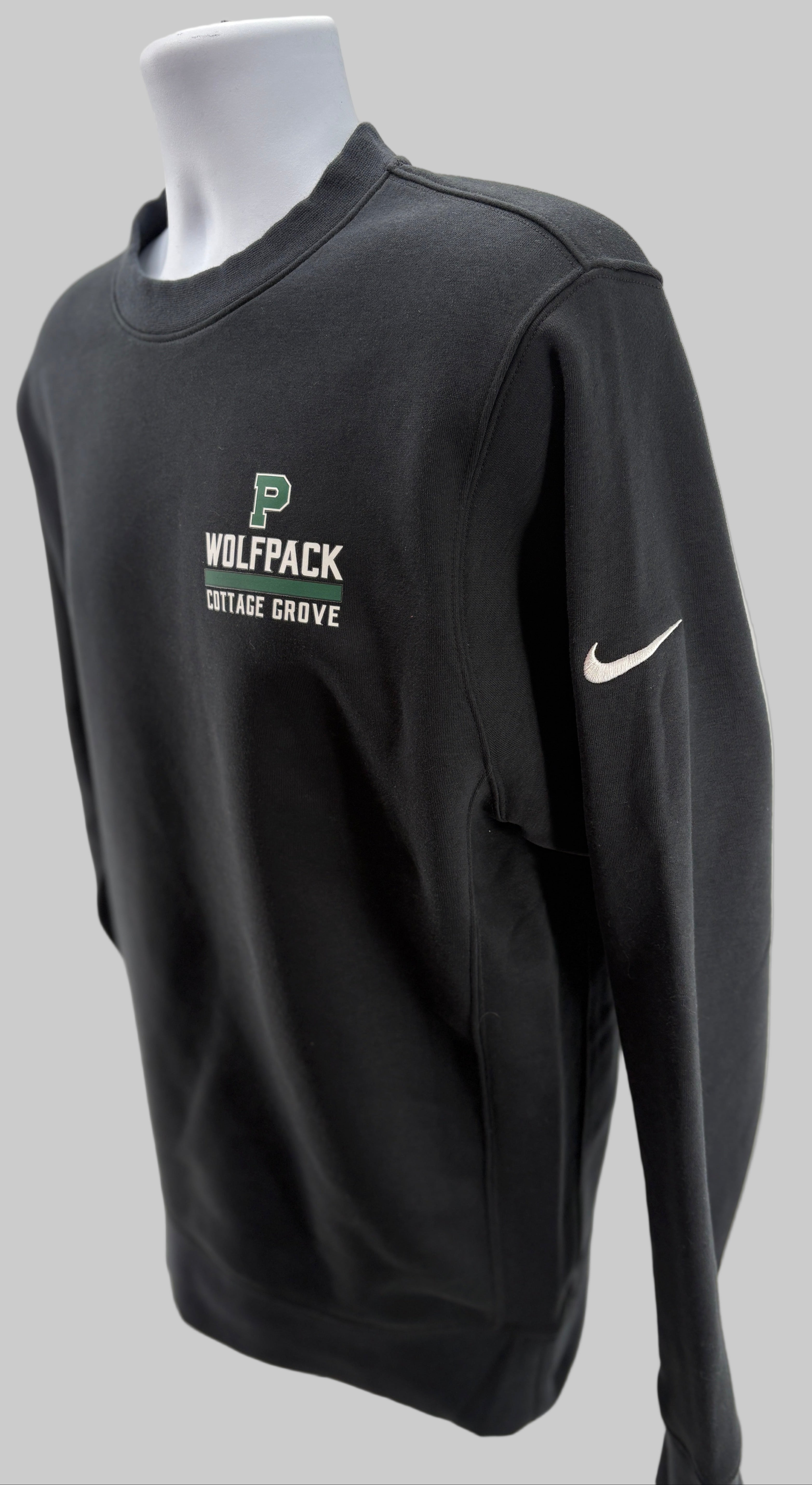 Park Nike - Nike Club Fleece Sleeve Swoosh Crew-Crew Necks-Advanced Sportswear