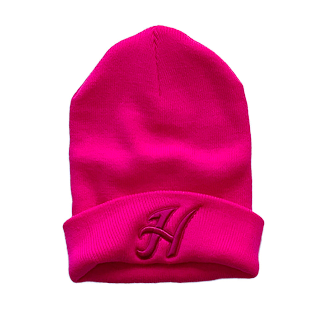 PUFF H Port & Company® Knit Cap- CLEARANCE-Hats-Advanced Sportswear