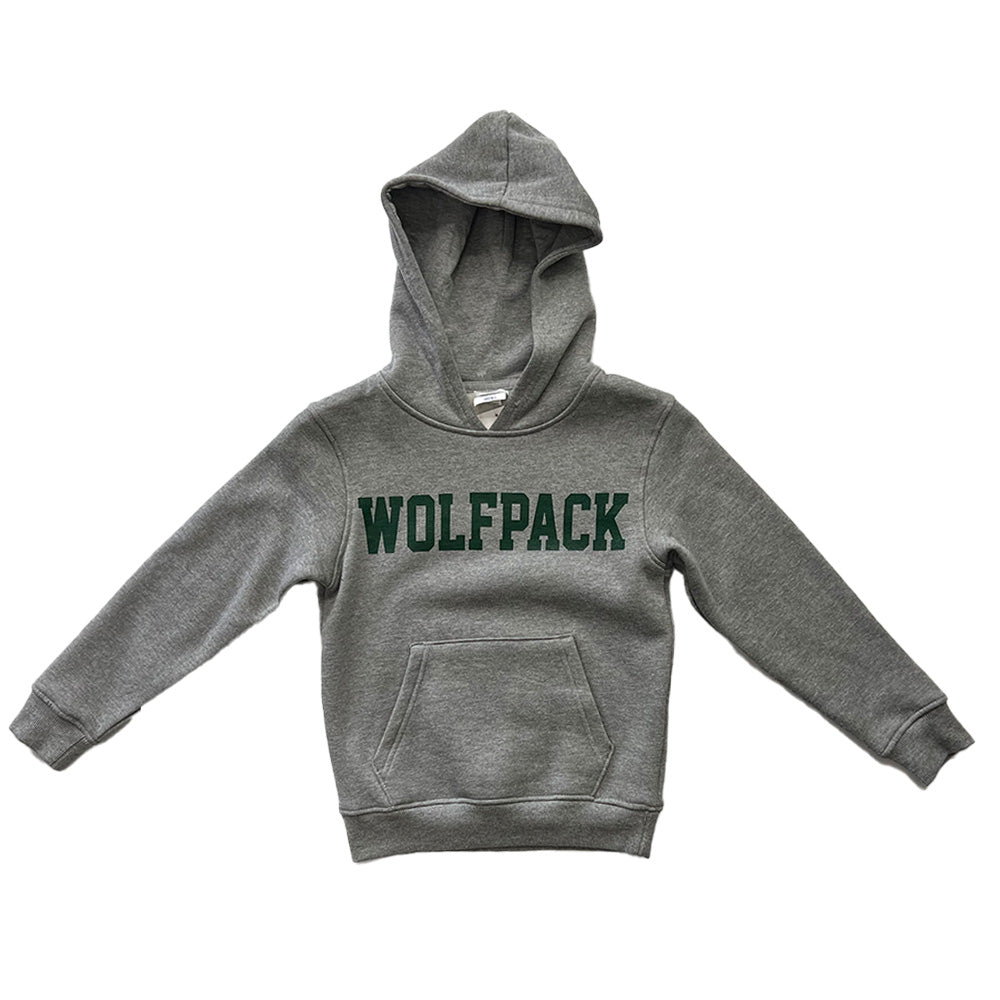 Wolfpack Youth 60/40 Fleece Hoodie-Hoodies-Advanced Sportswear