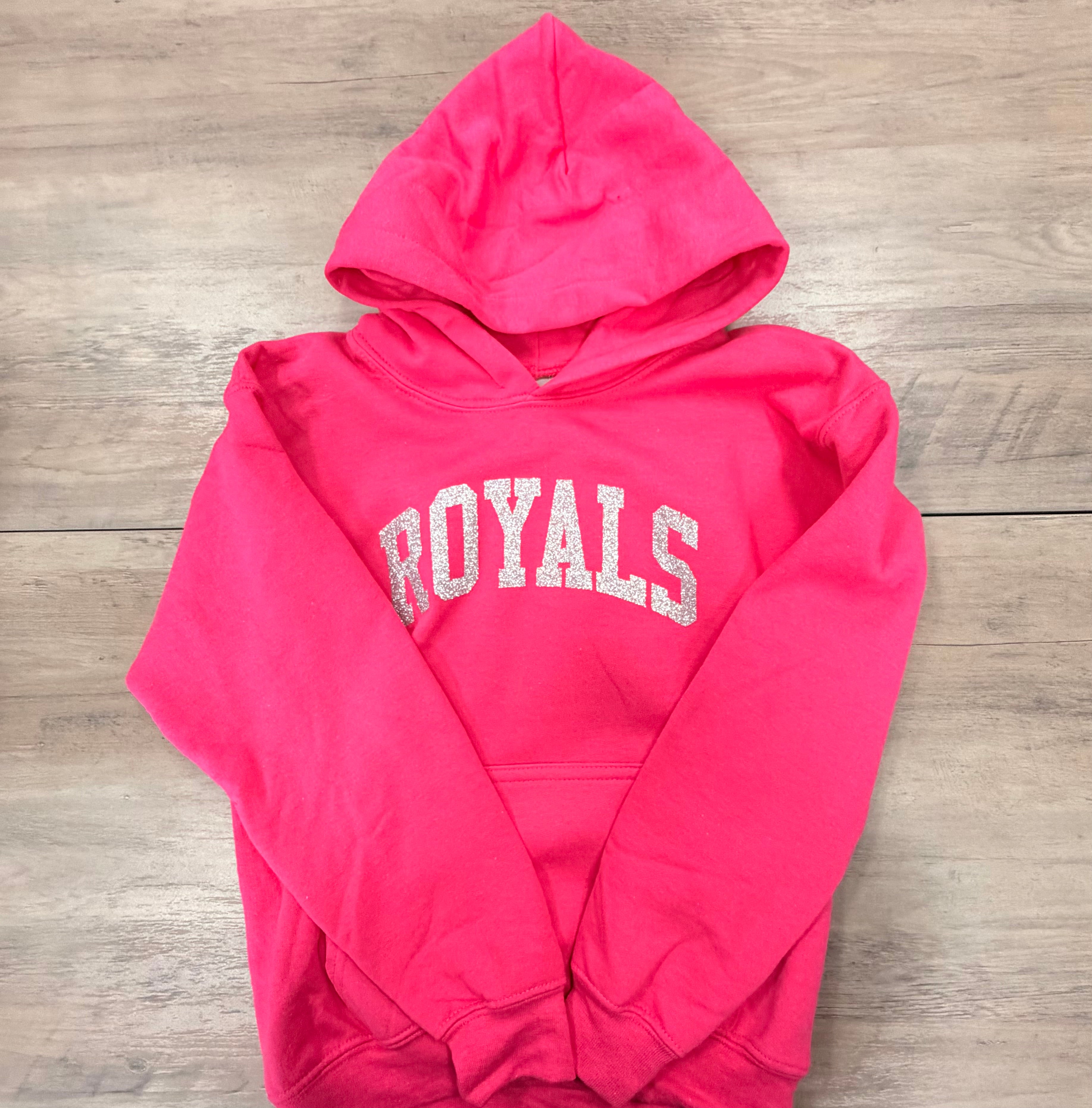 Royals Gildan® Youth Heavy Blend™ Hooded Sweatshirt-Sweatshirt-Advanced Sportswear