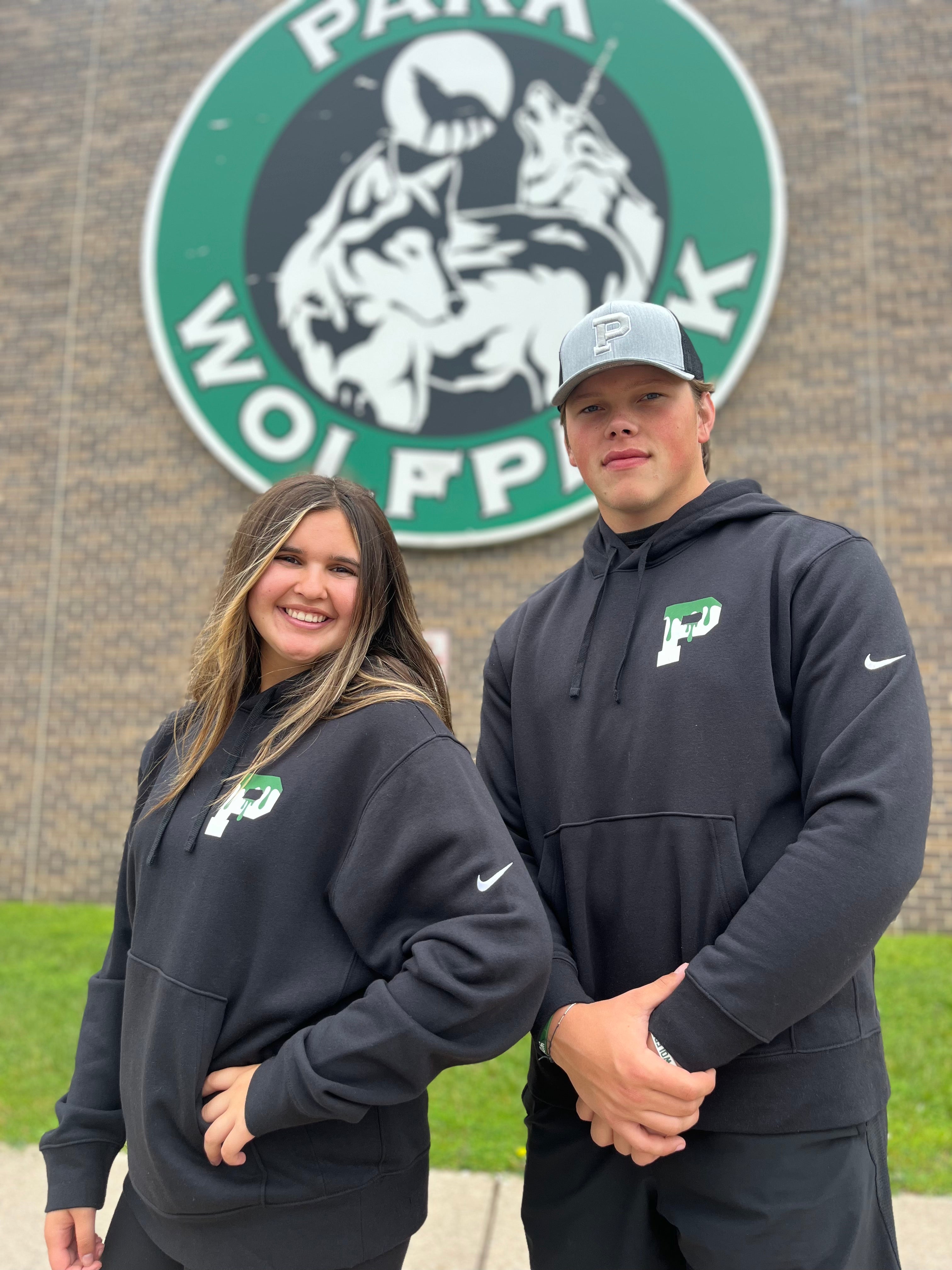 P Drip Nike Club Fleece Sleeve Swoosh Pullover Hoodie-Hoodies-Advanced Sportswear