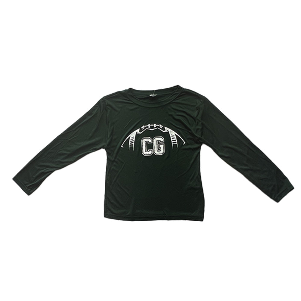 CG Football Sport-Tek Youth LS PosiCharge Competitor Tee-CLEARANCE-Long Sleeve-Advanced Sportswear