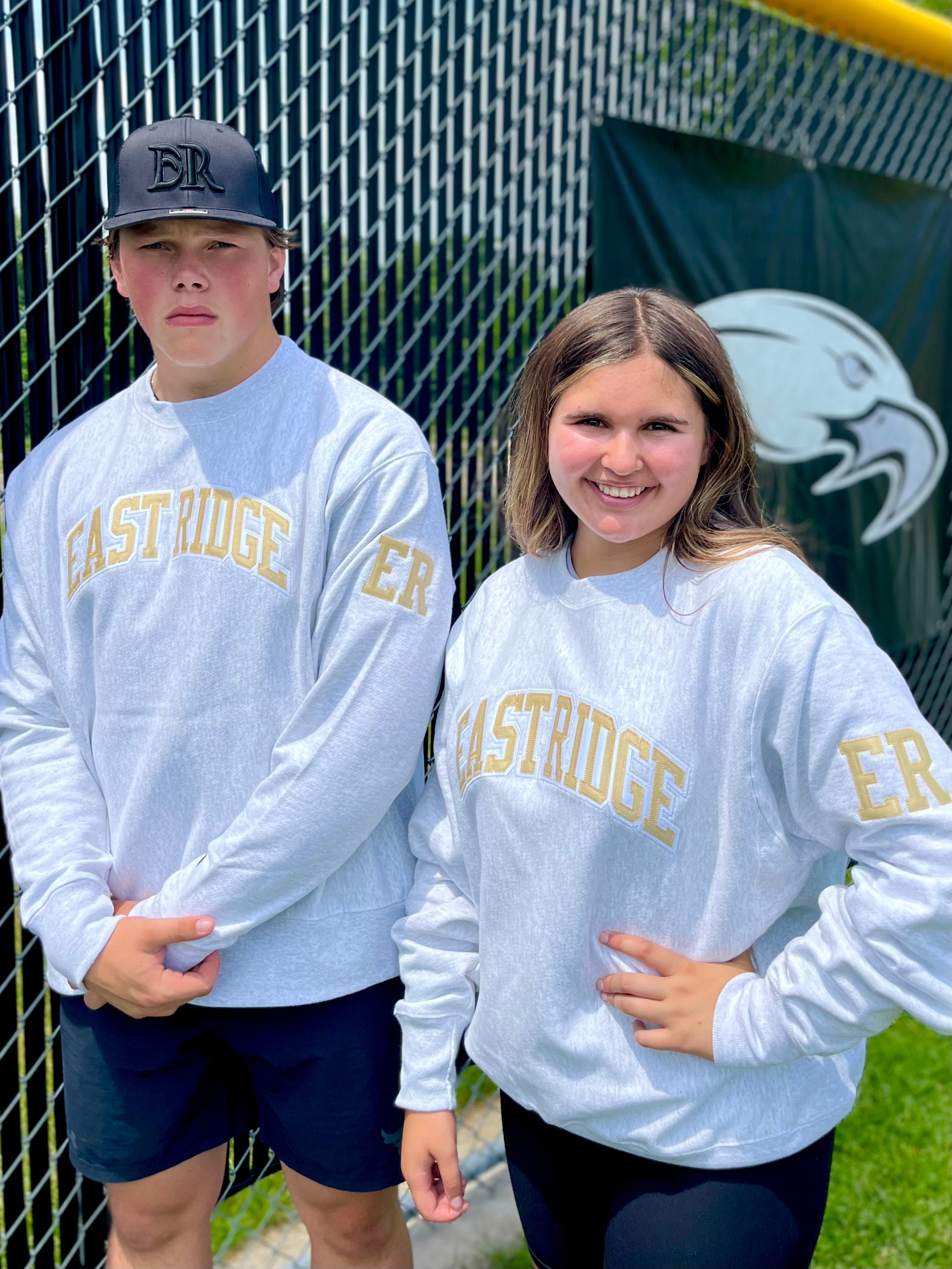 East Ridge ER Champion Reverse Weave® Crew-CLEARANCE-Crew Necks-Advanced Sportswear