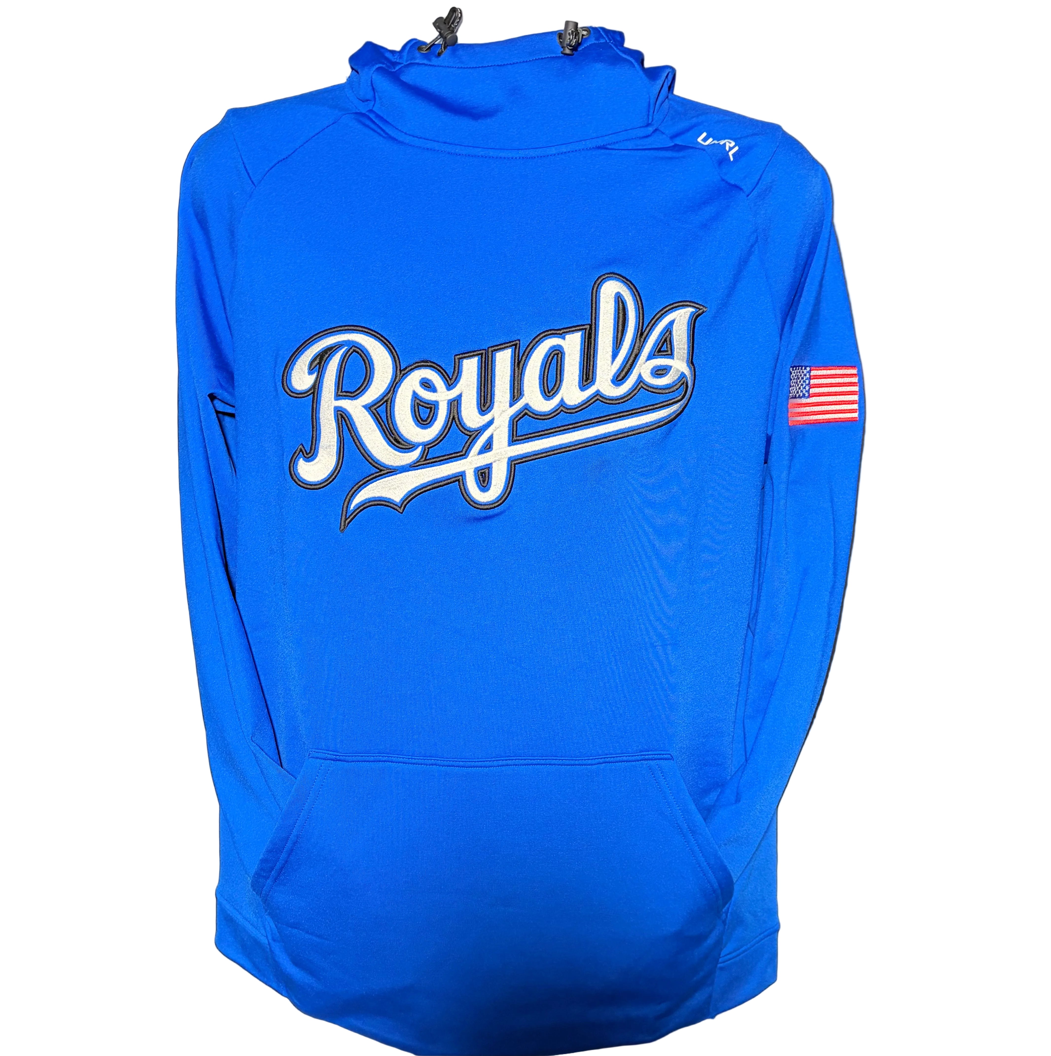 Woodbury Royals Puff Baseball UNRL Crossover Hoodie-Hoodies-Advanced Sportswear