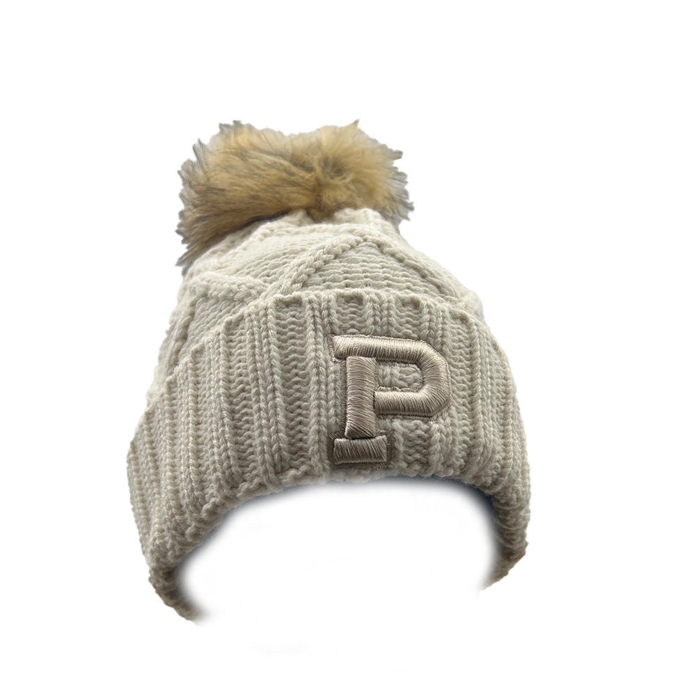 Puff P New Era Faux Fur Pom Beanie-Hats-Advanced Sportswear