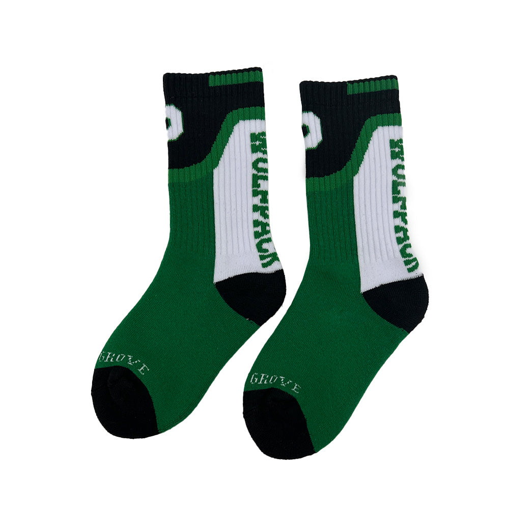 P Wolfpack Long Crew Sock-Accessories-Advanced Sportswear
