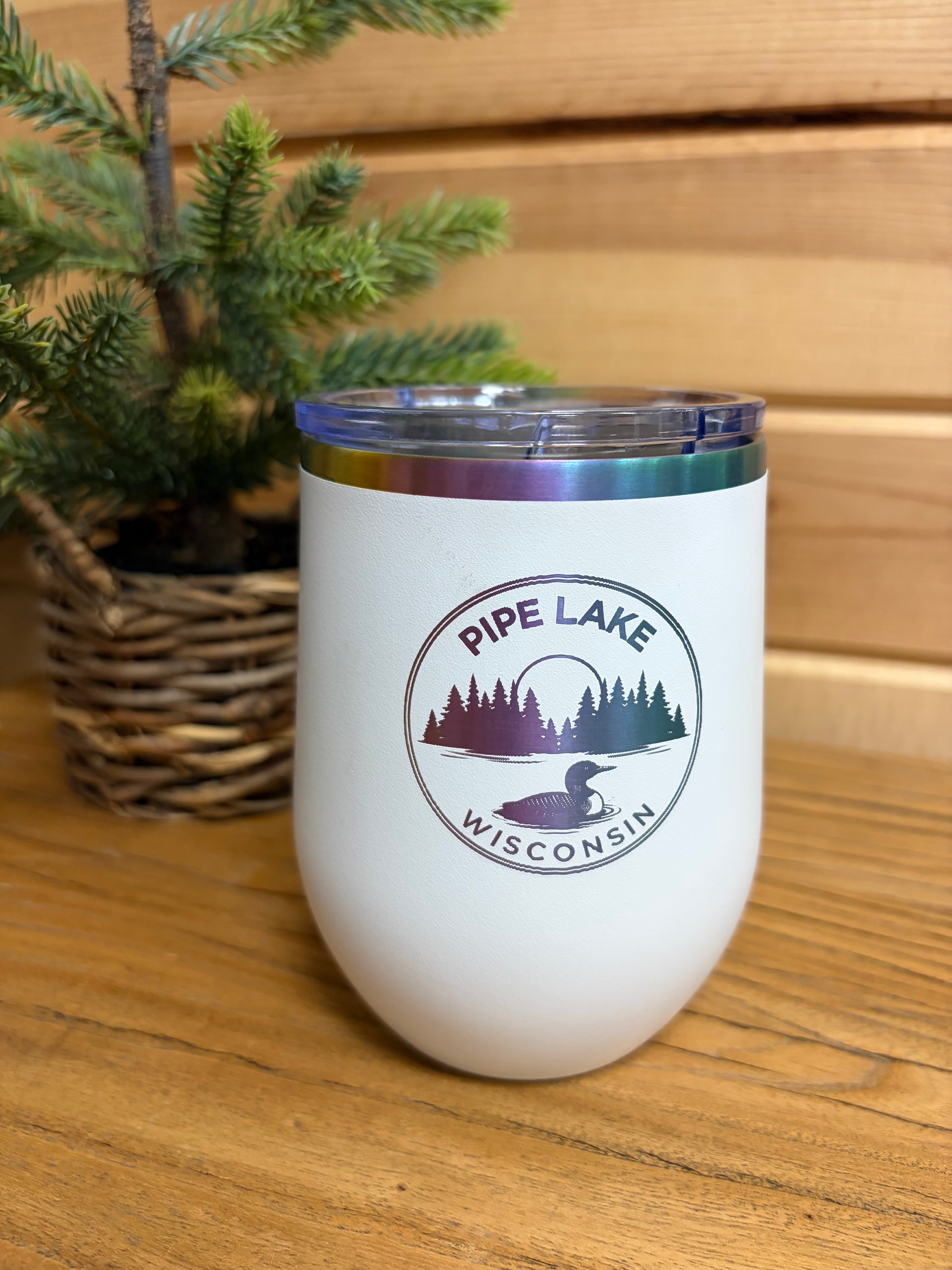 Tower House Pipe Lake 12 oz Polar Camel Stemless-Accessories-Advanced Sportswear