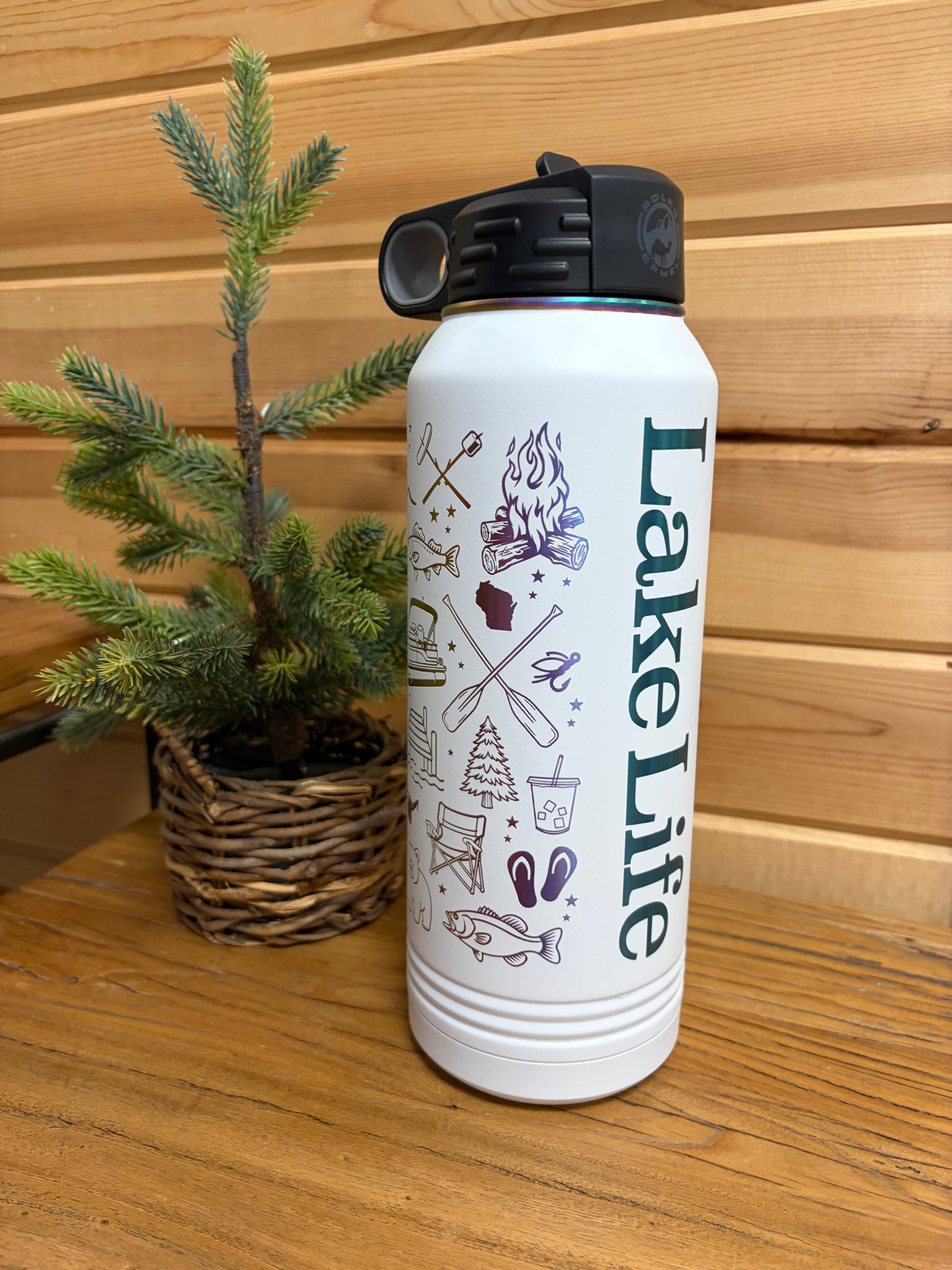 Tower House Lake Life 32 oz Polar Camel-Accessories-Advanced Sportswear