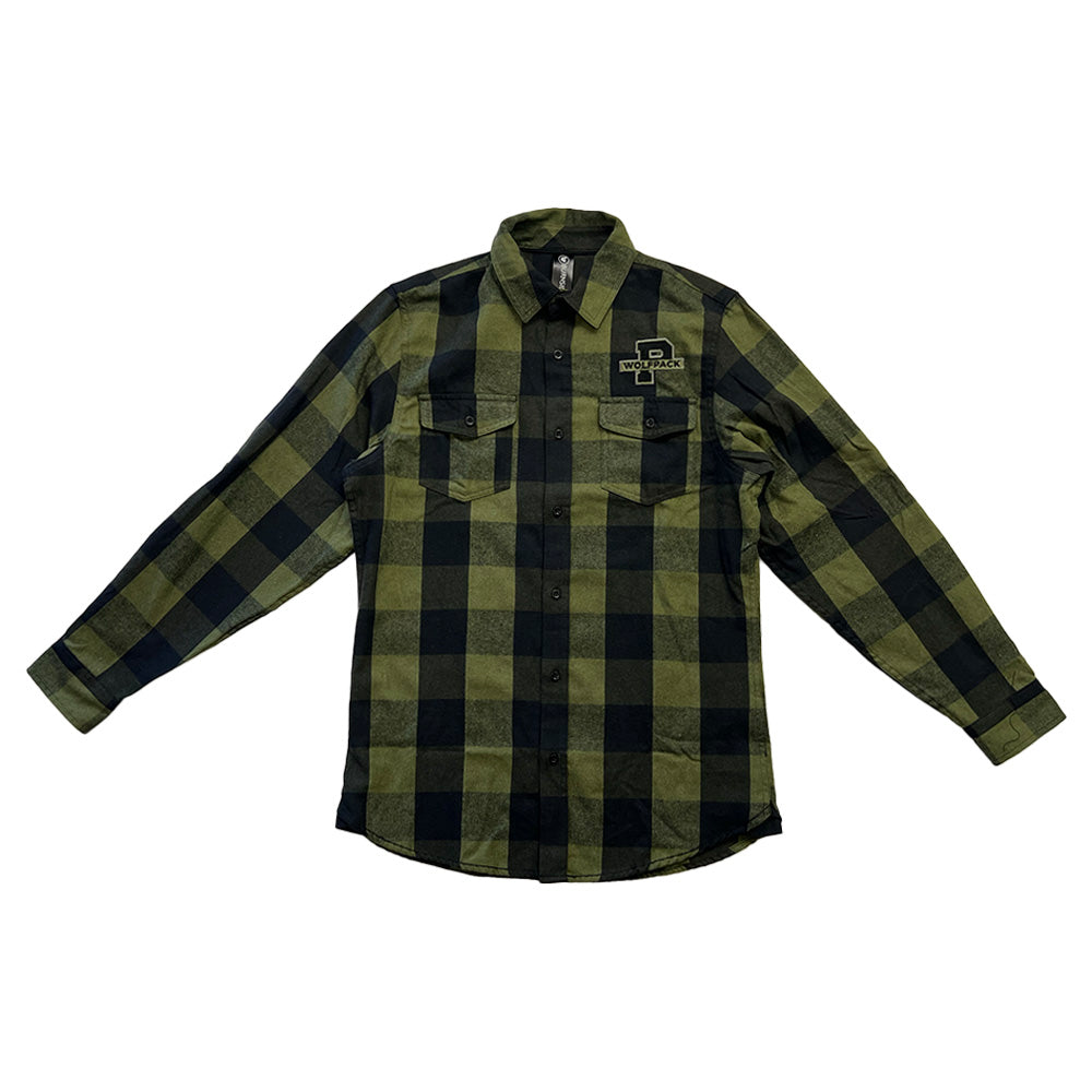 Wolfpack Flannel Shirt-BUTTON UP-Advanced Sportswear
