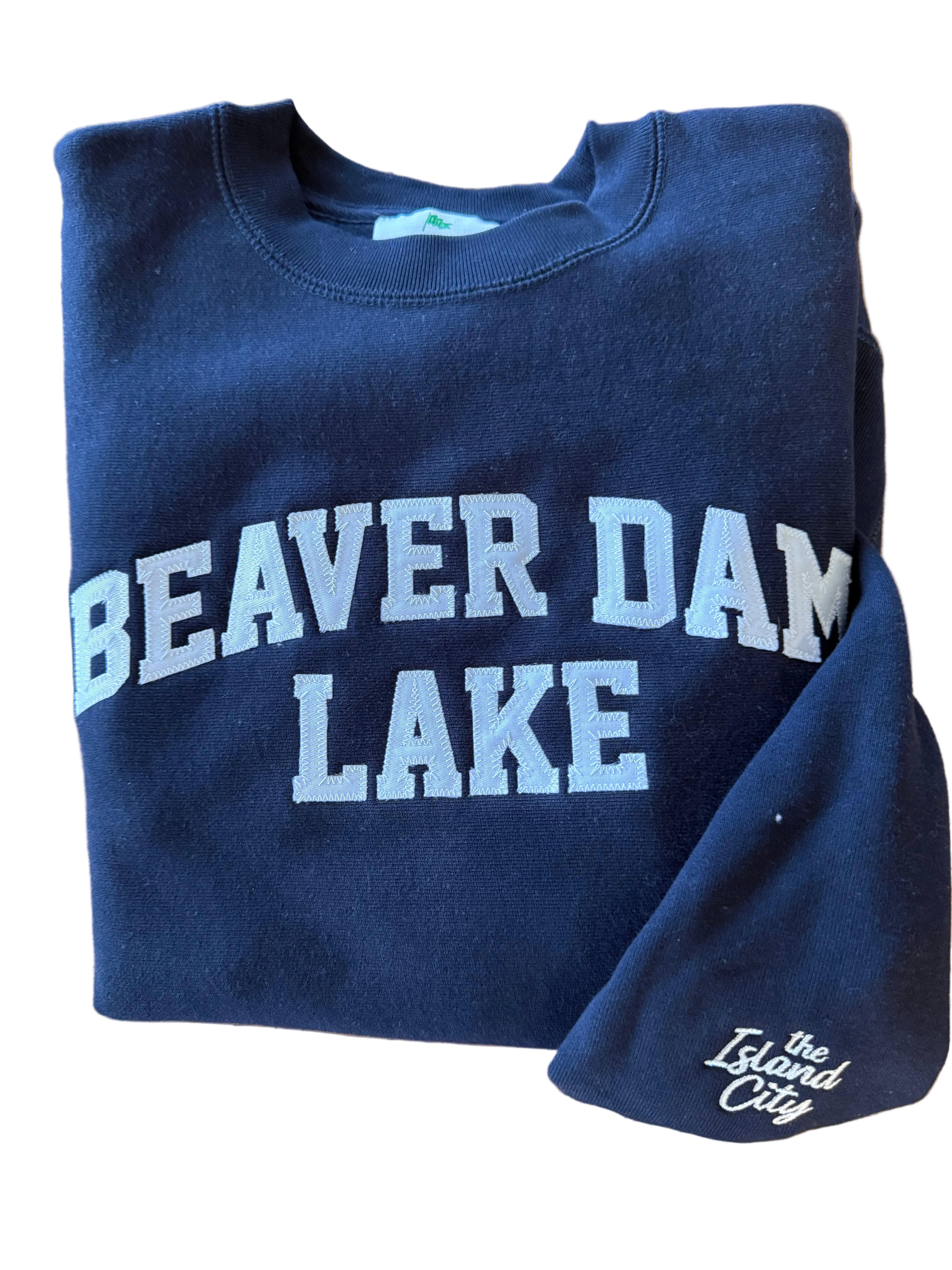 Beaver Dam Lake / Island City Independent Crew Neck-Crew Necks-Advanced Sportswear