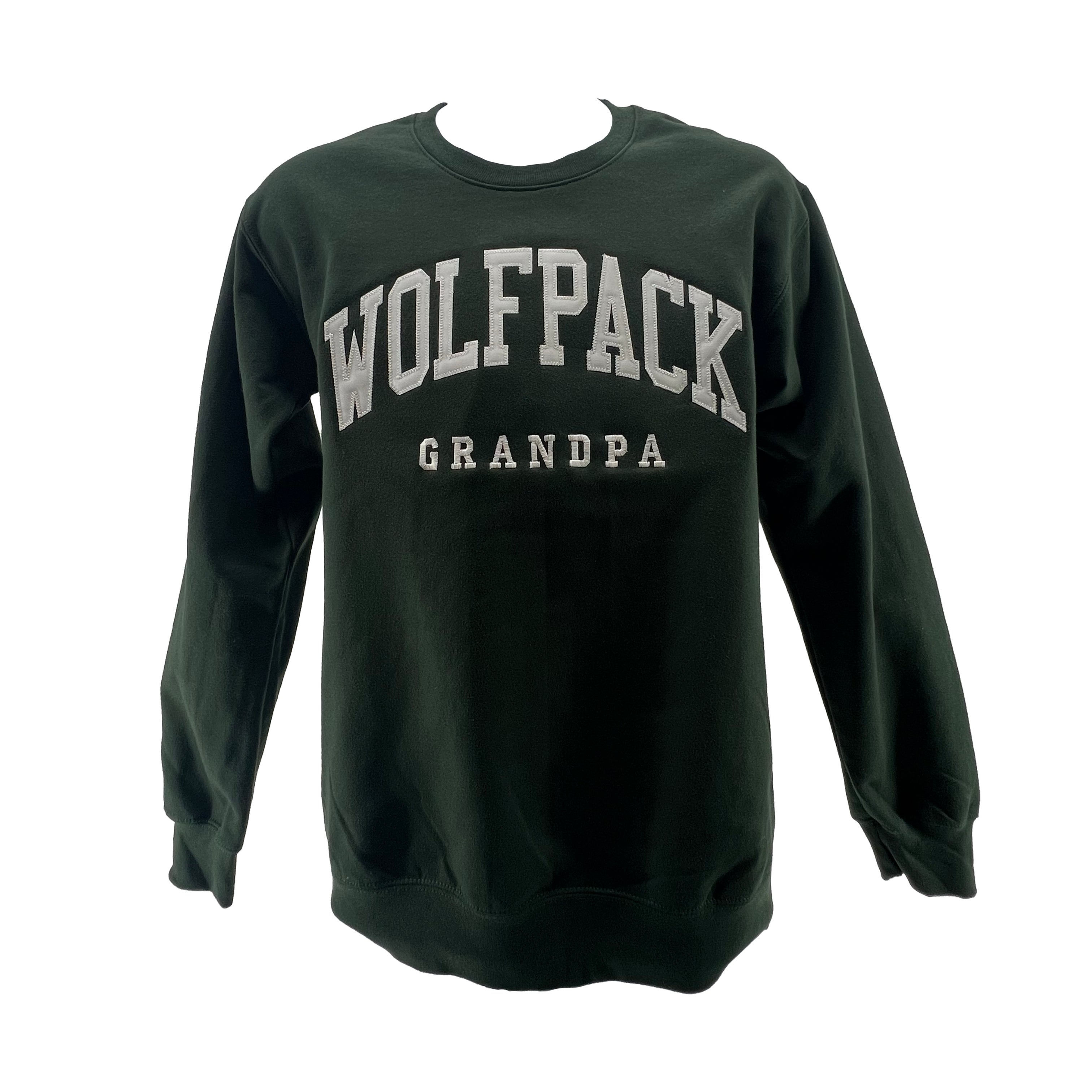 Wolfpack Grandpa Fleece Crewneck-Crew Necks-Advanced Sportswear