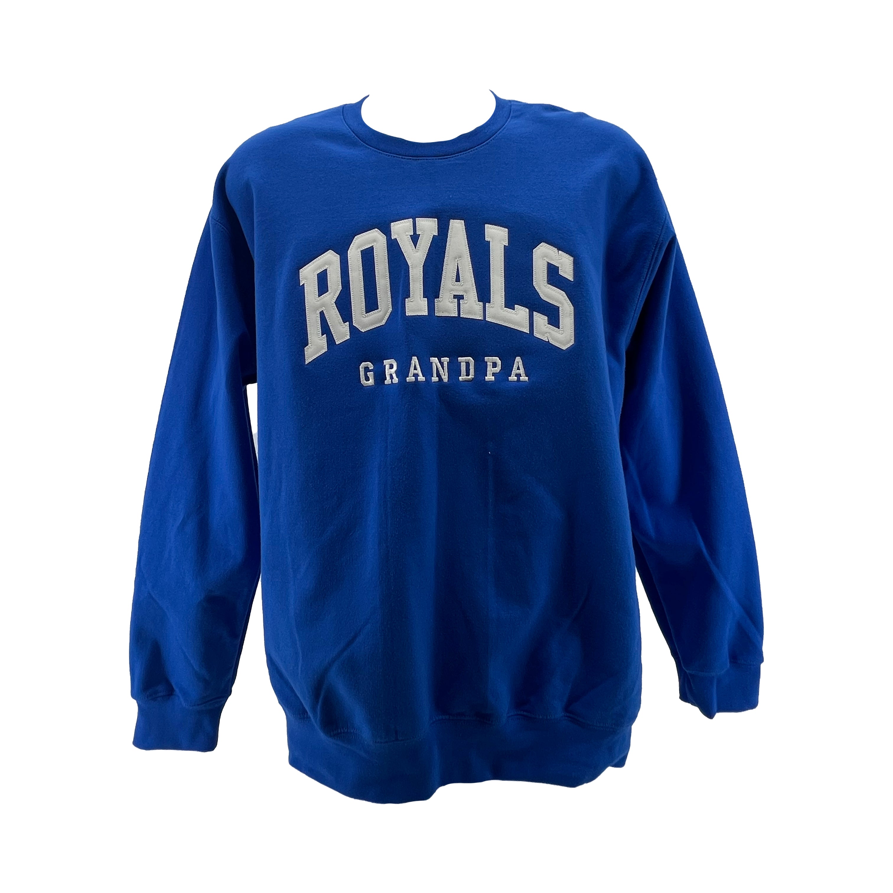 Royals Grandpa Fleece Crewneck-Crew Necks-Advanced Sportswear