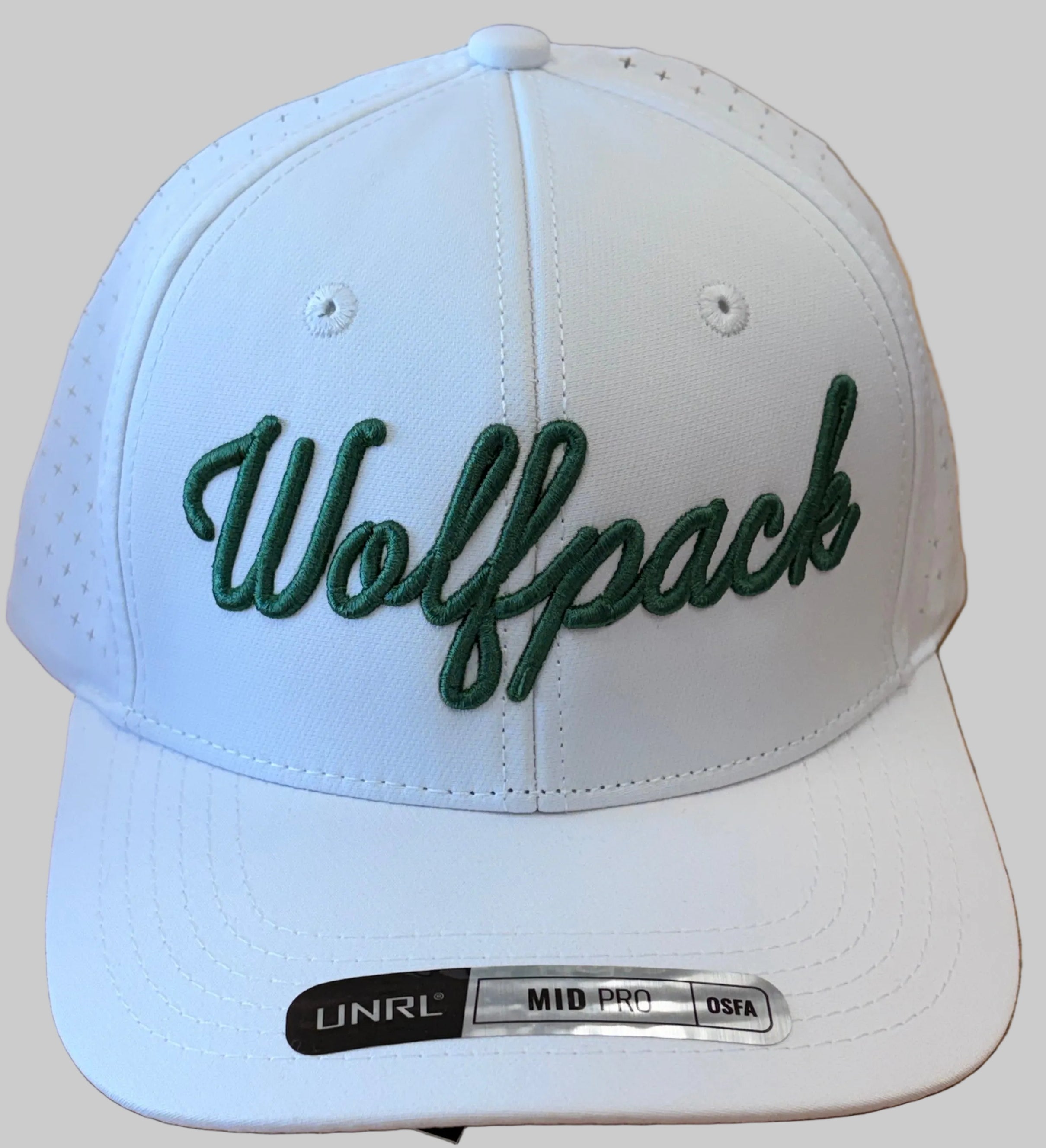 UNRL mid Pro Wolfpack Script Hat-Hats-Advanced Sportswear