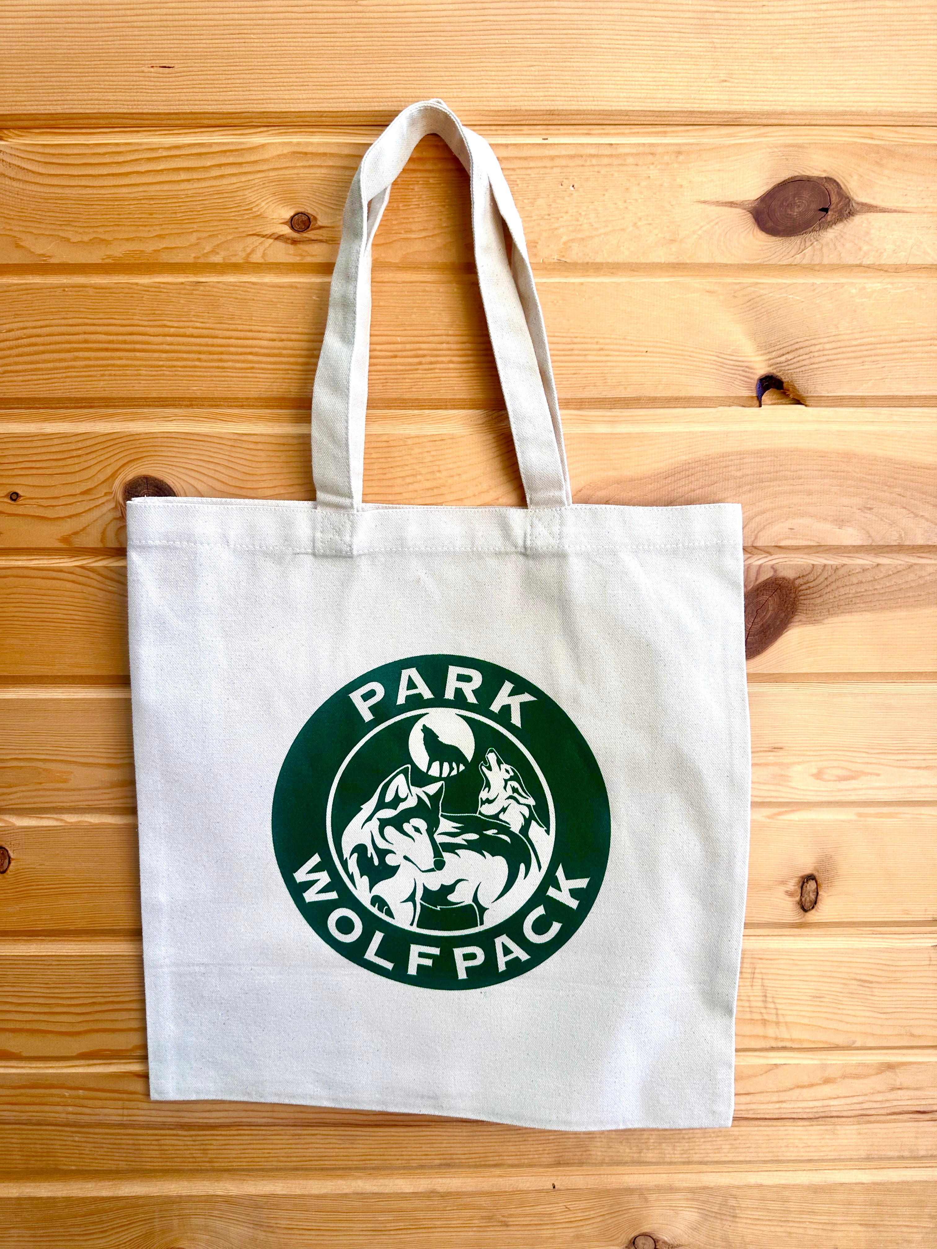 Park Wolfpack Canvas Tote Bag-Bags-Advanced Sportswear