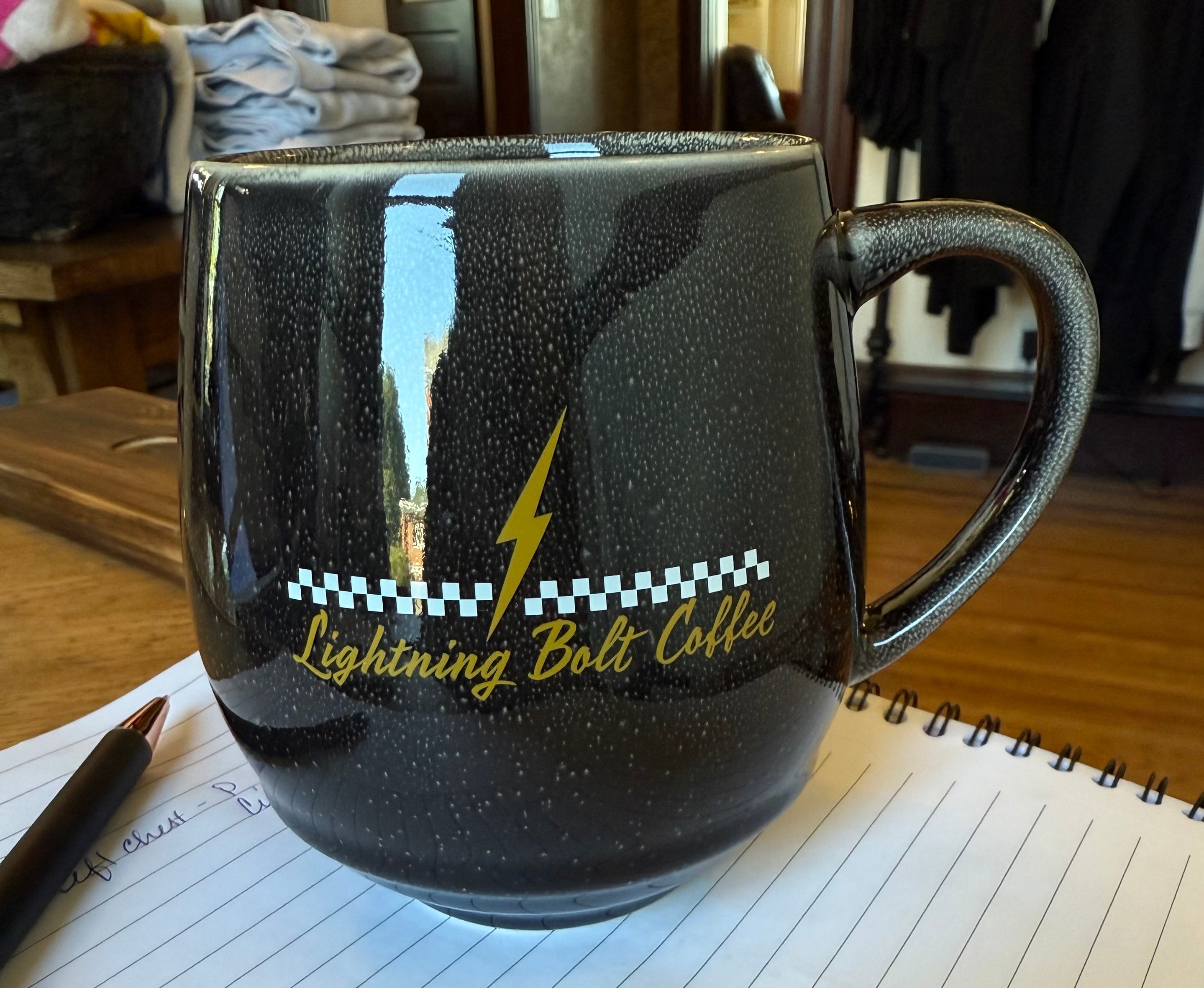 Tower House Lightning Bolt Ceramic Mug -18oz-Accessories-Advanced Sportswear