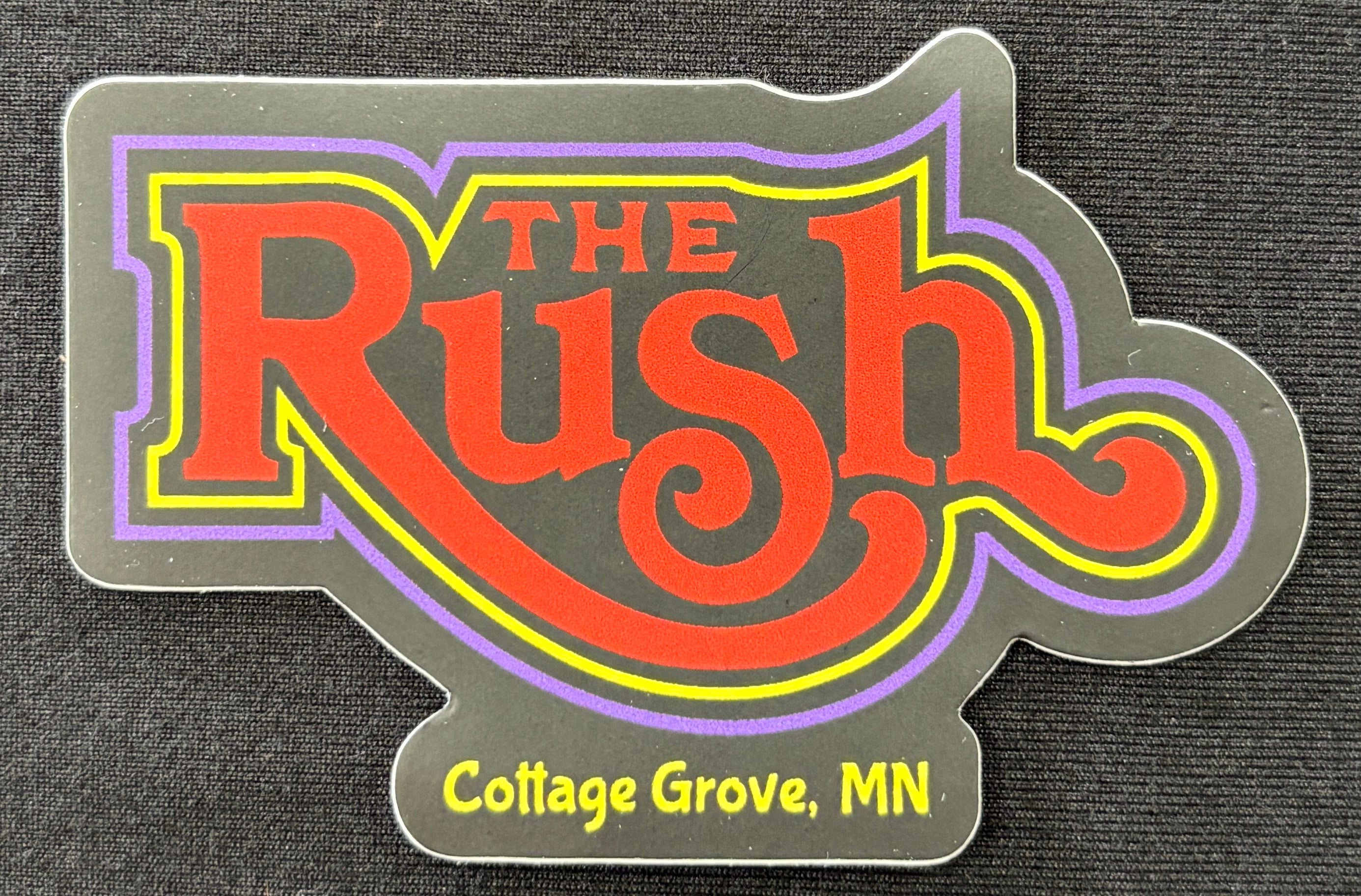 THE RUSH THROWBACK STICKER-Stickers-Advanced Sportswear