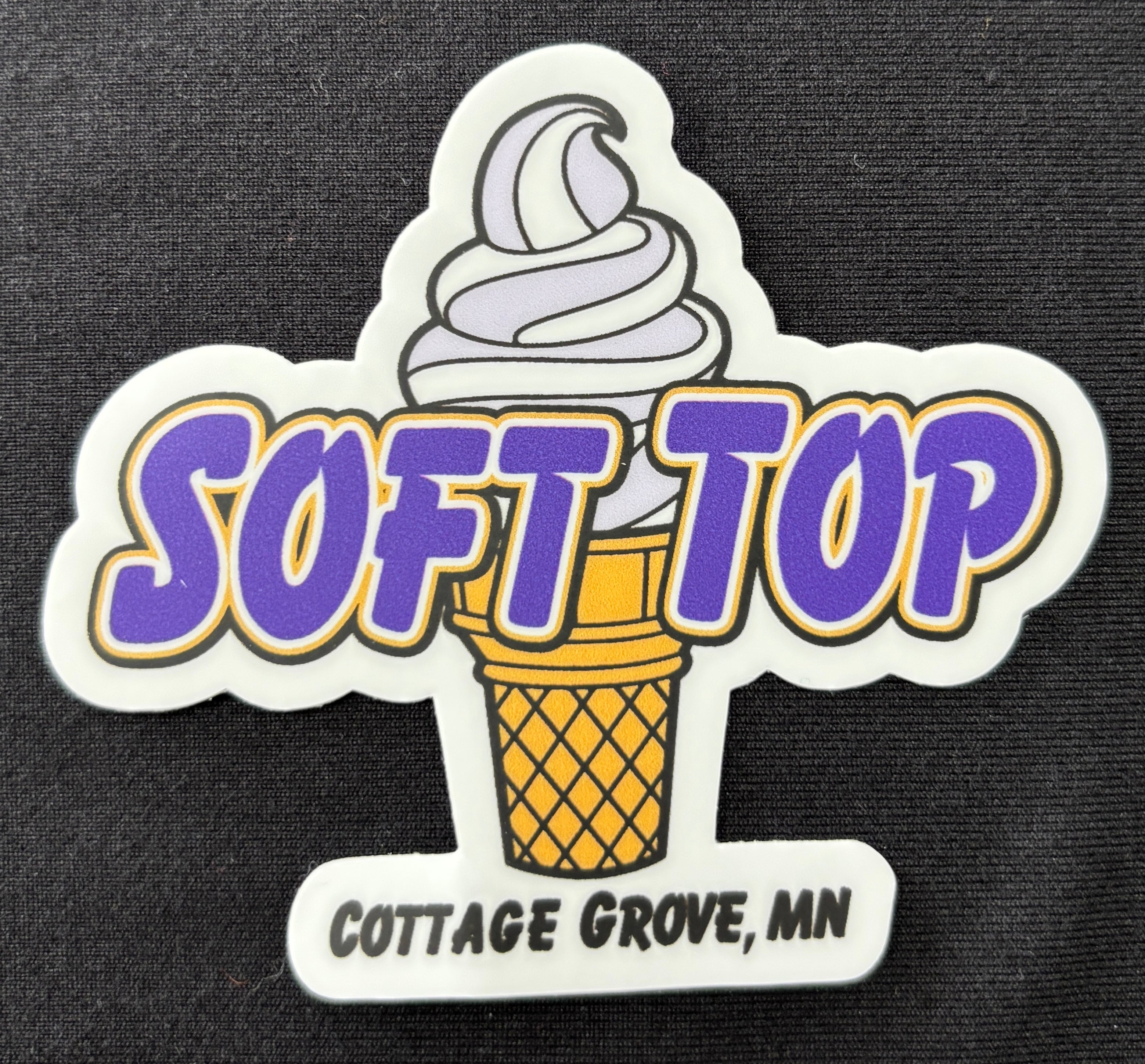 SOFT TOP THROWBACK STICKER-Stickers-Advanced Sportswear
