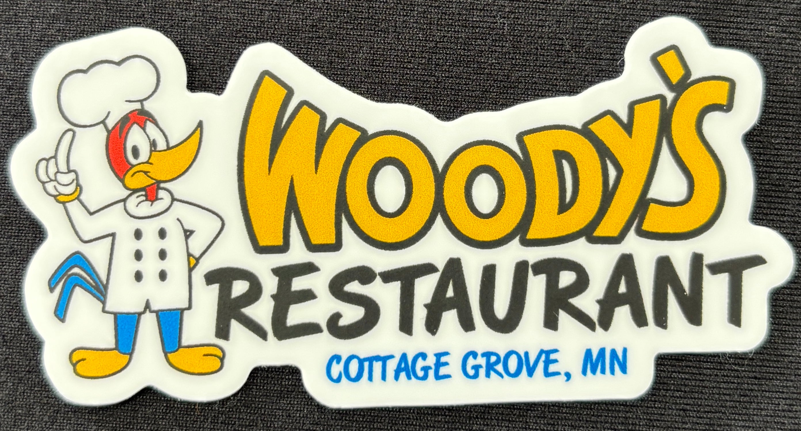 WOODY'S THROWBACK STICKER-Stickers-Advanced Sportswear