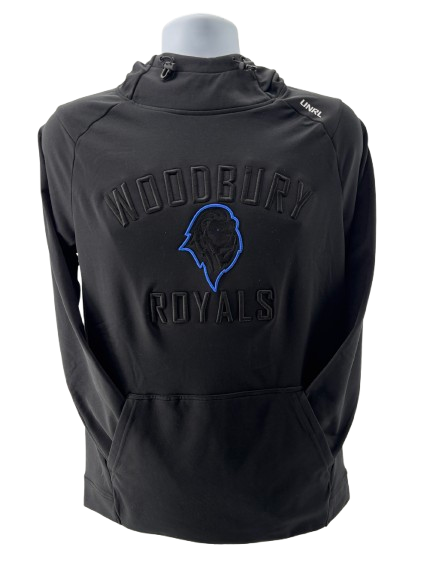 Woodbury Royals Puff Outline UNRL Crossover Hoodie-Hoodies-Advanced Sportswear
