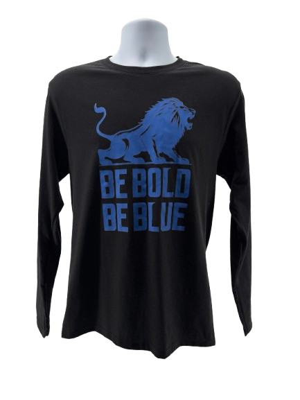 Royals Be Bold Be Blue Port & Co LS Tee-TShirts-Advanced Sportswear