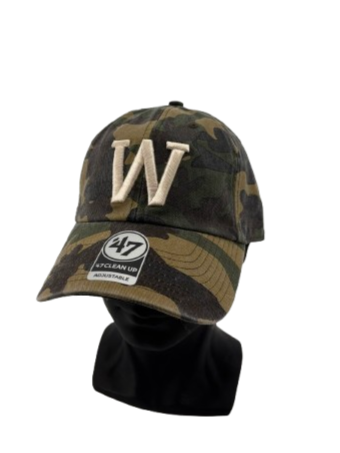 PUFF W CAMO 47 CLEAN UP ADJUSTABLE HAT-Hats-Advanced Sportswear
