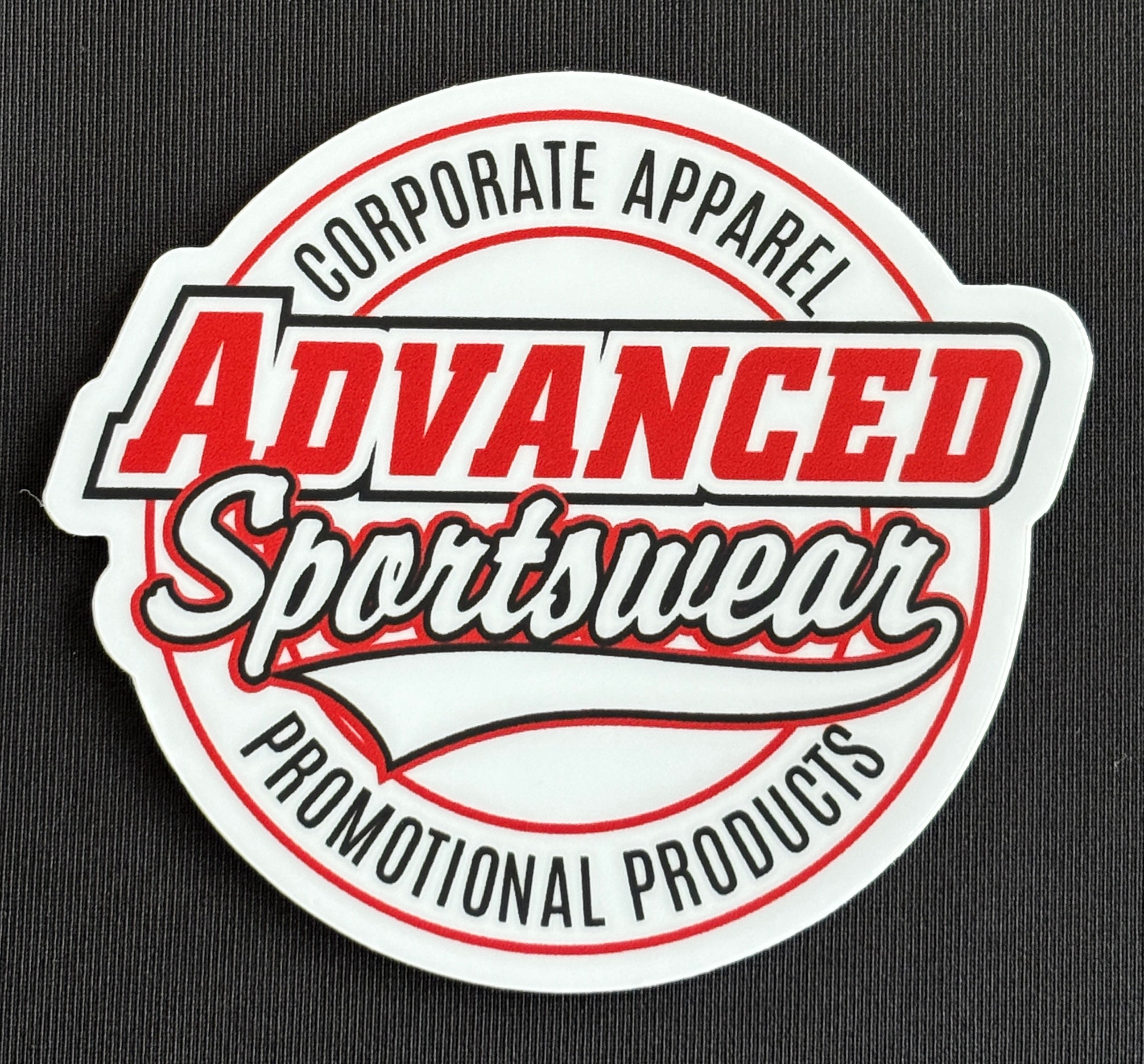 Advanced Sportswear Corporate Apparel/Promotional Products Sticker-Stickers-Advanced Sportswear