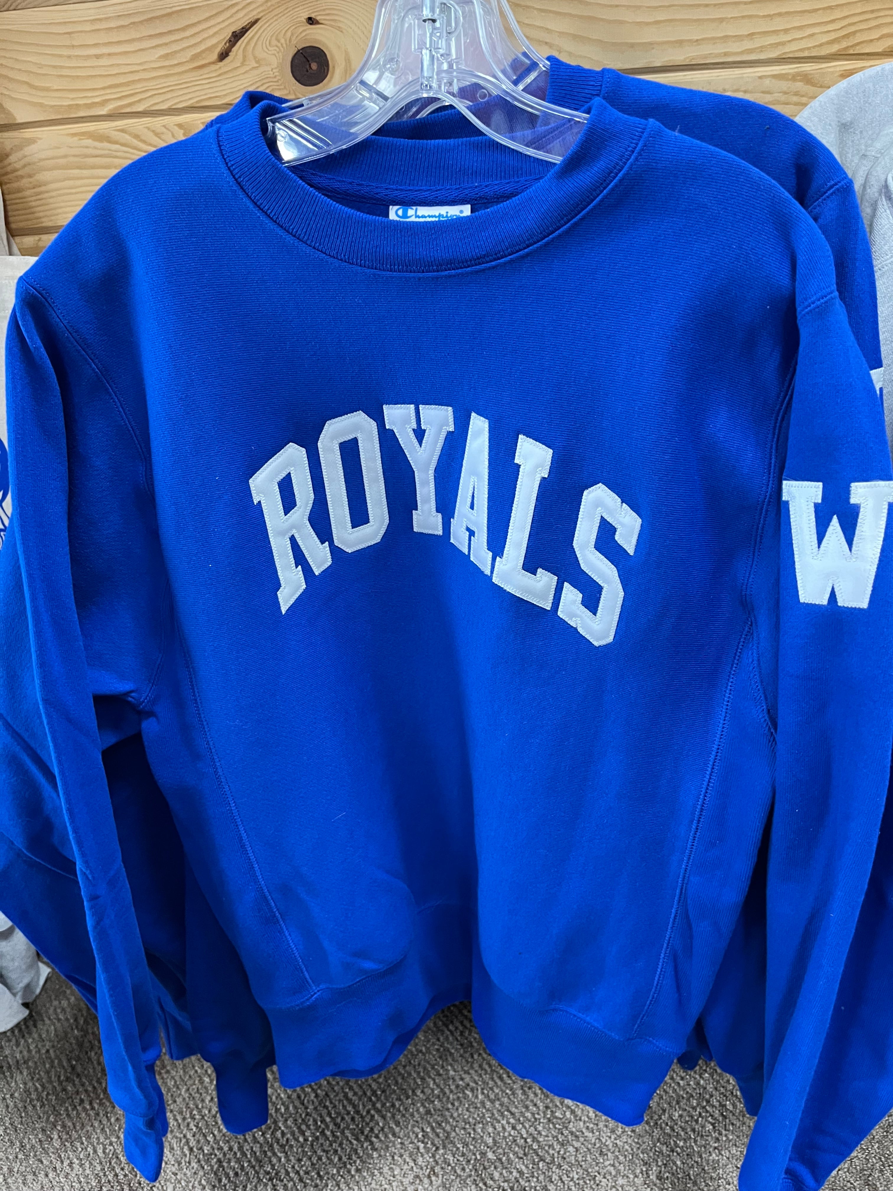 Royals Champion Reverse Weave Crewneck-Crew Necks-Advanced Sportswear