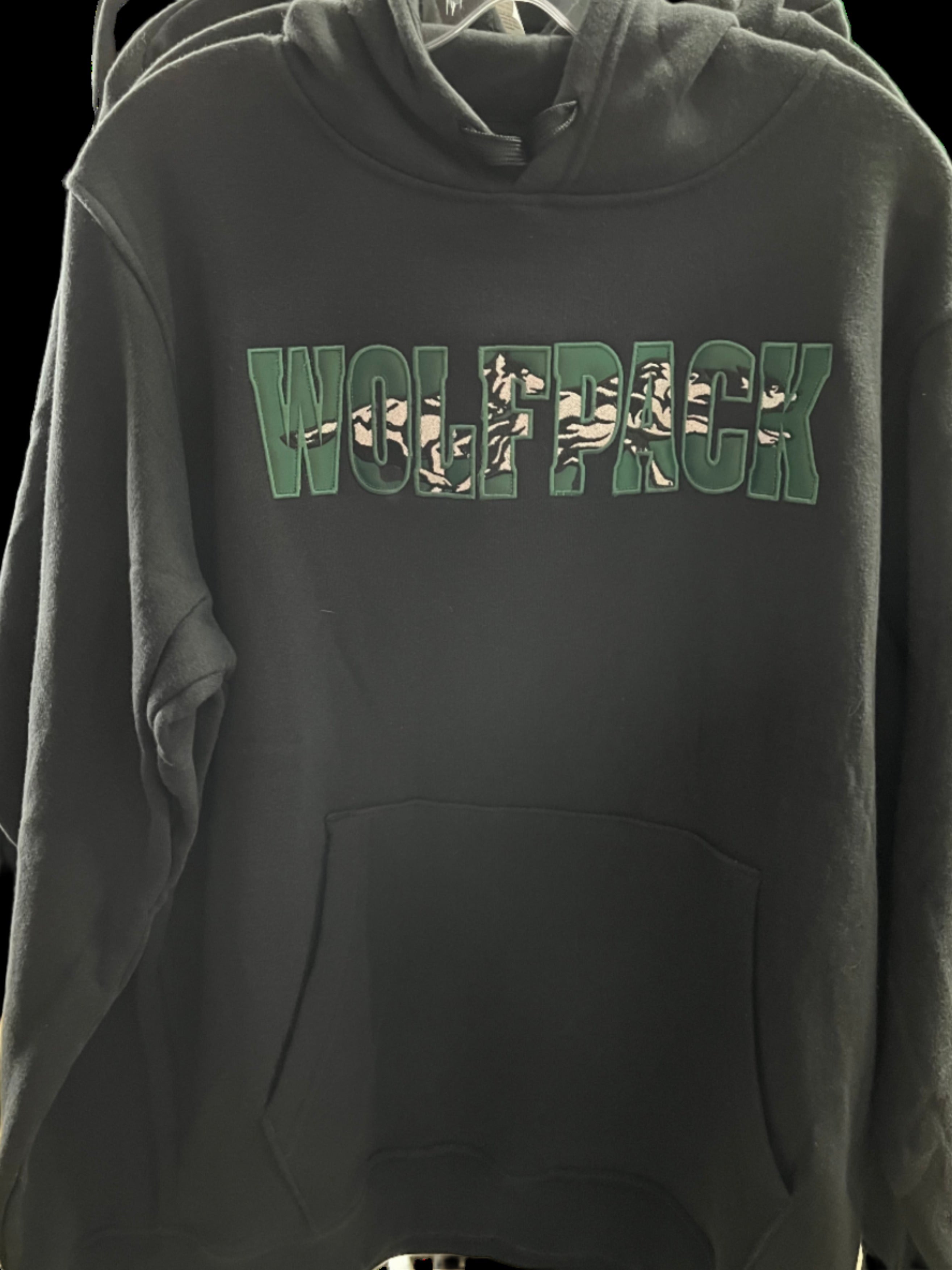 WOLFPACK RUNNING WOLVES HOODIE-Hoodies-Advanced Sportswear