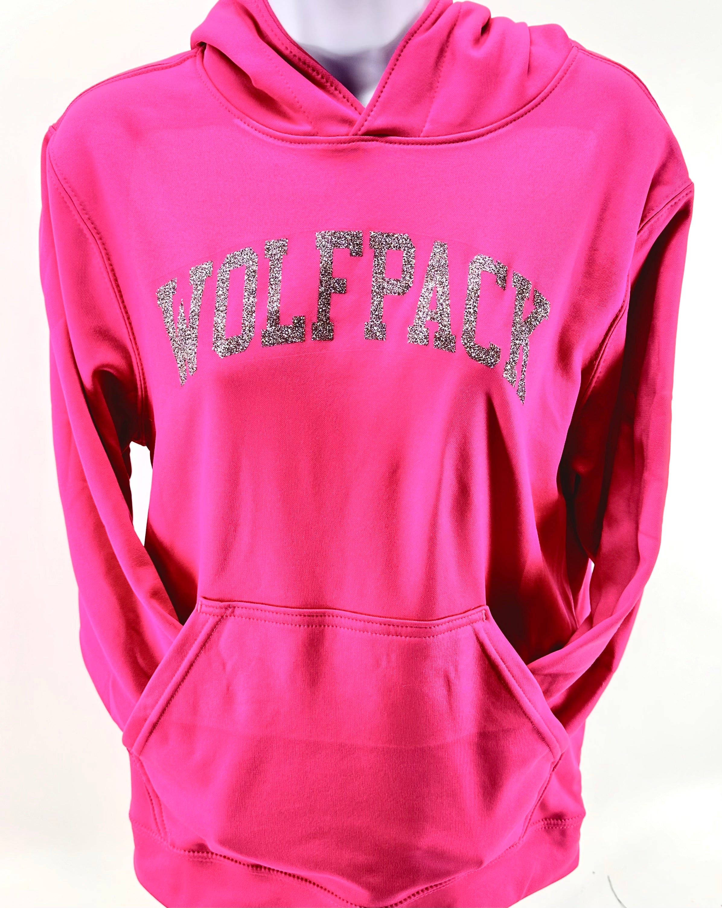 Wolfpack Youth Wicking Fleece Augusta Performance Hoodie-Advanced Sportswear