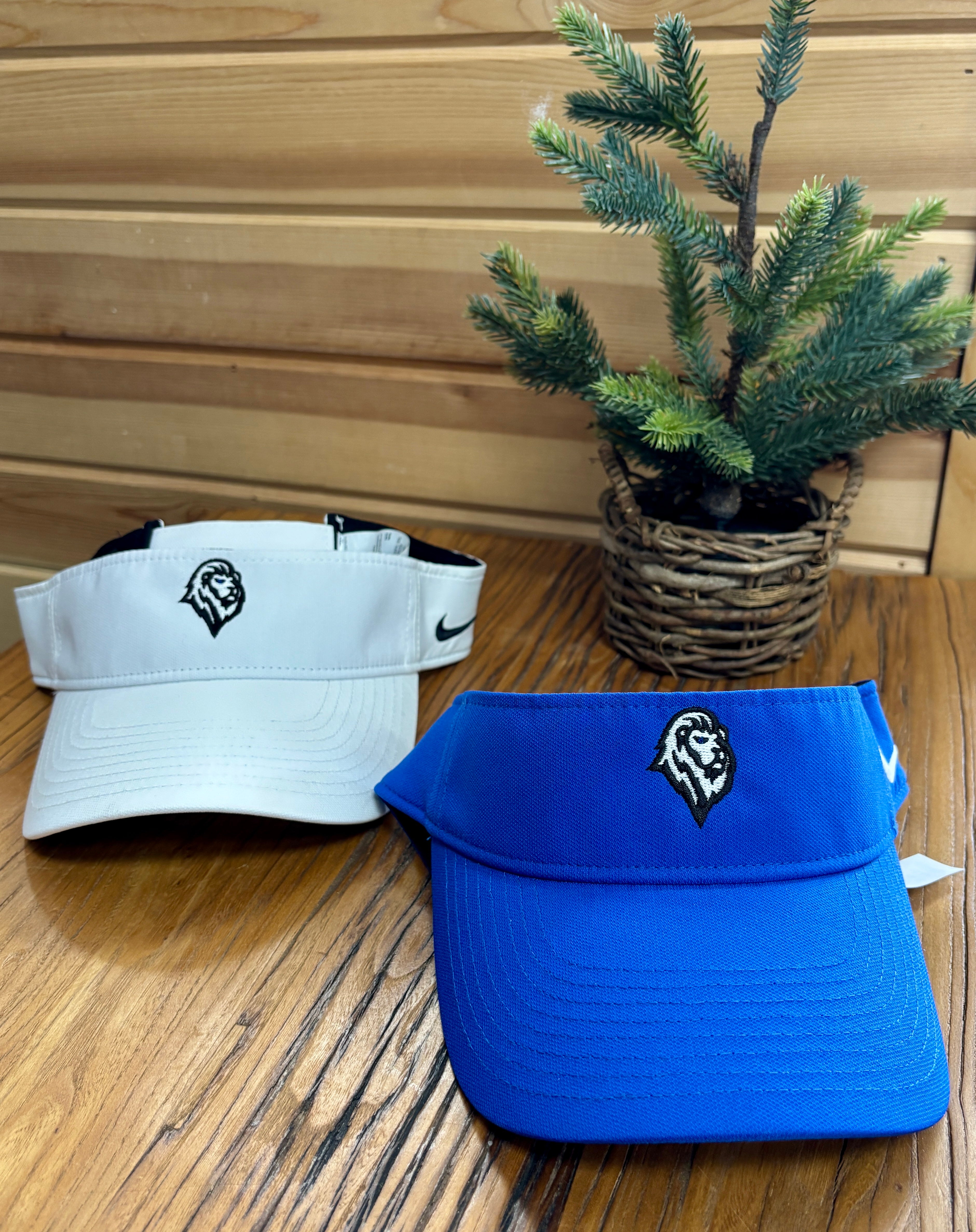 Woodbury Lion Head Nike Visor-Hats-Advanced Sportswear