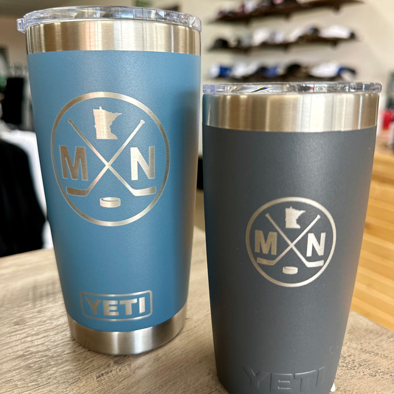 Engraved MN Hockey Yeti Mugs