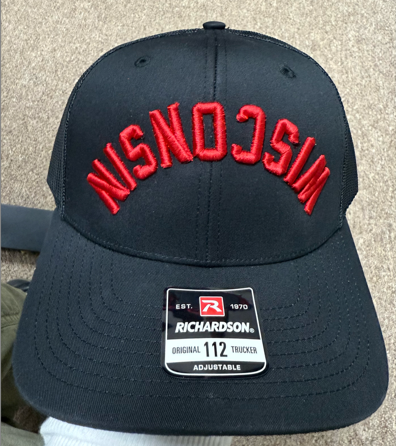 Tower House - WISCONSIN upside down 112 hat-Hats-Advanced Sportswear