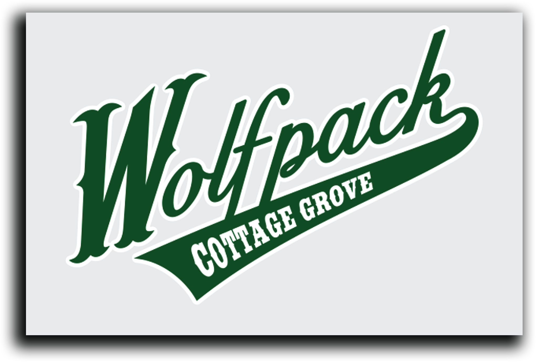 Wolfpack Cottage Grove Sticker-Stickers-Advanced Sportswear