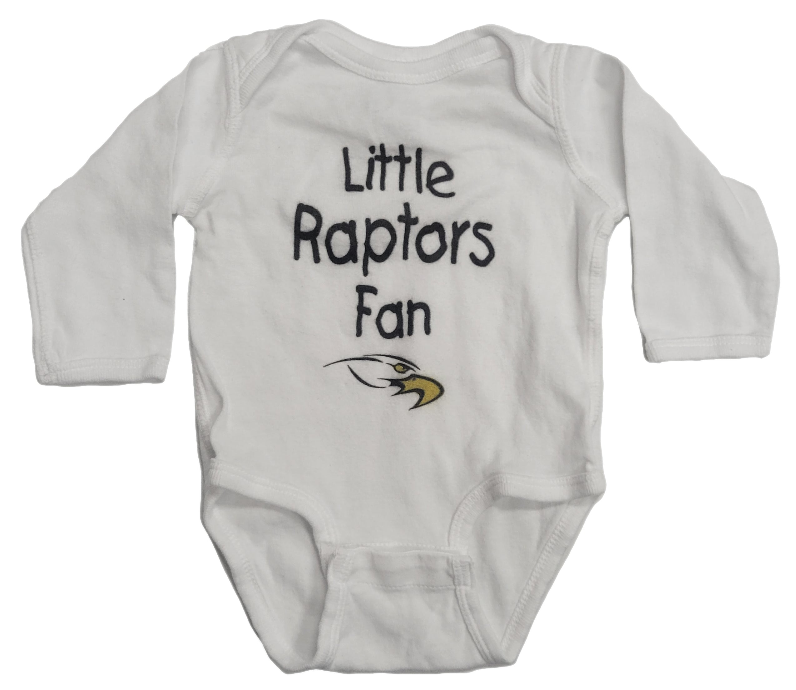 Little Raptors Fan Infant Long Sleeve Onesie-Baby & Toddler-Advanced Sportswear