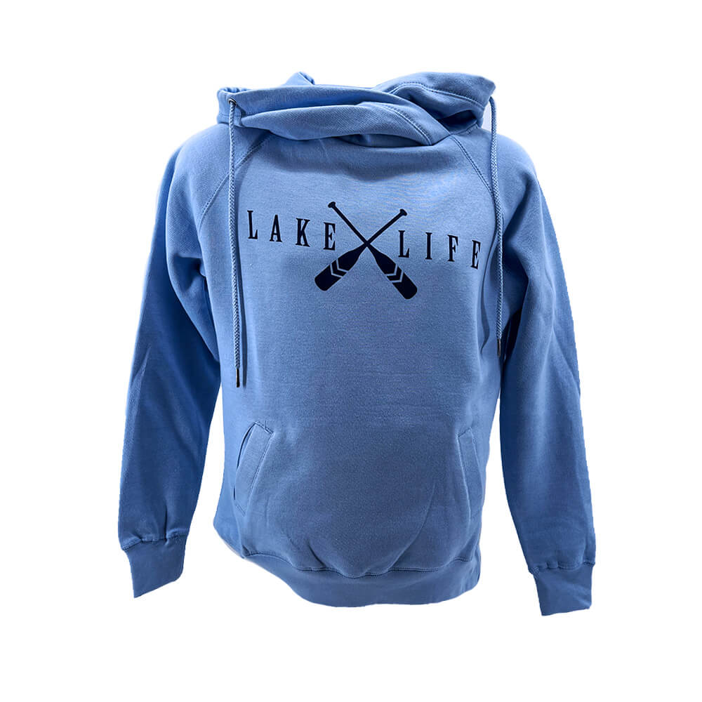 Lake Life Fleece Funnel Neck Pullover Hood-Hoodies-Advanced Sportswear