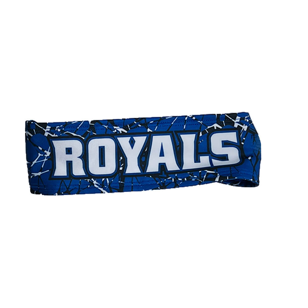 ROYALS CRACKLE HEADBAND-Accessories-Advanced Sportswear